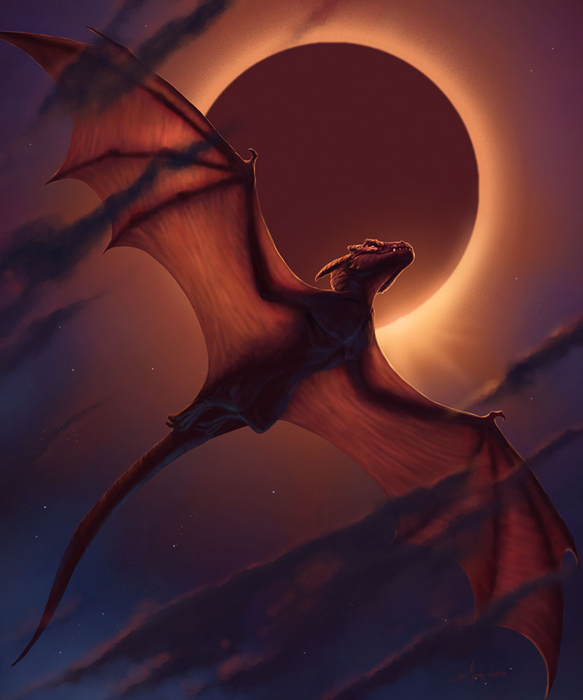 Dragon Flight Eclipse Wallpapers