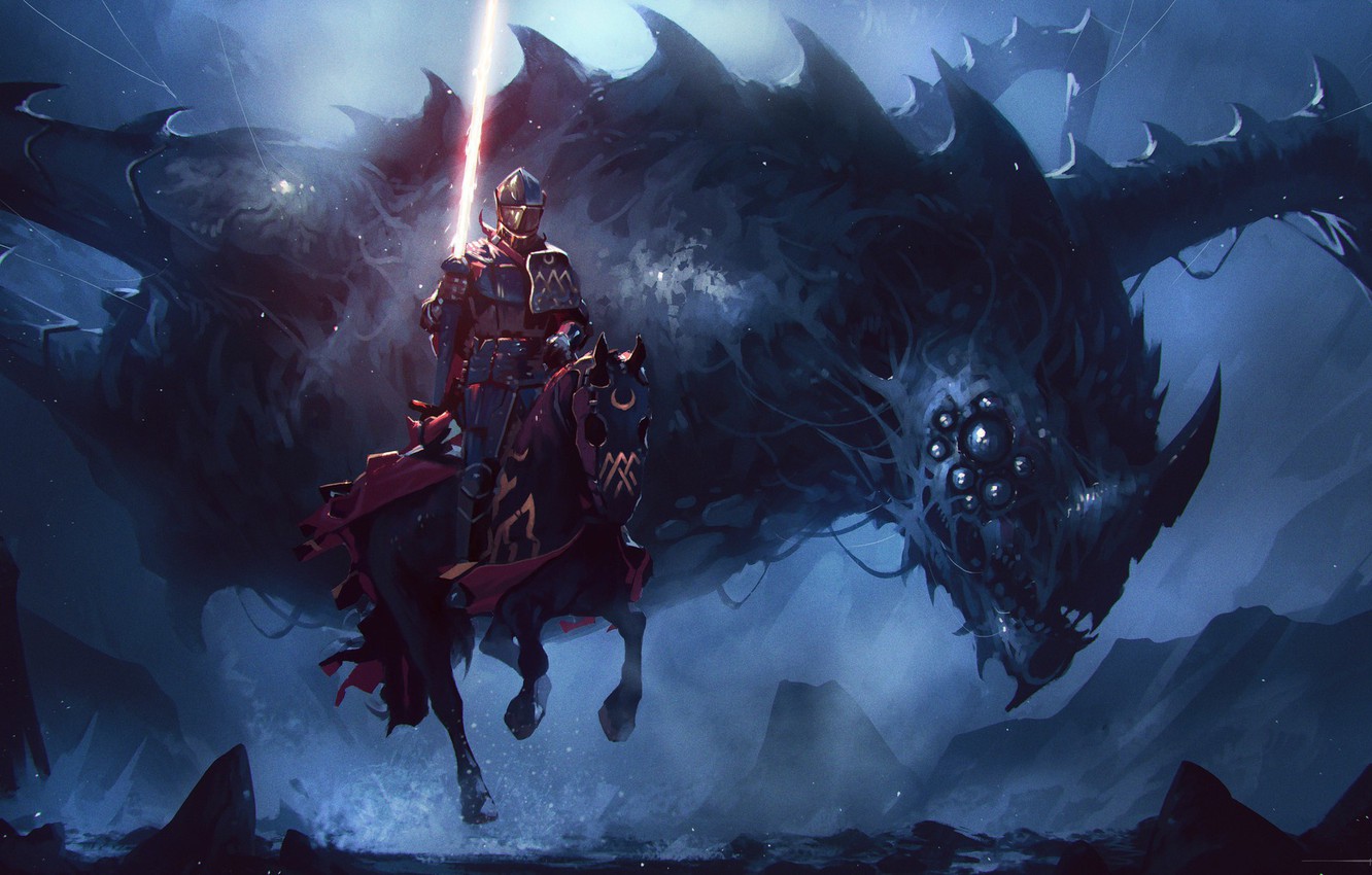 Dragon Knight Fantasy Art Wallpapers