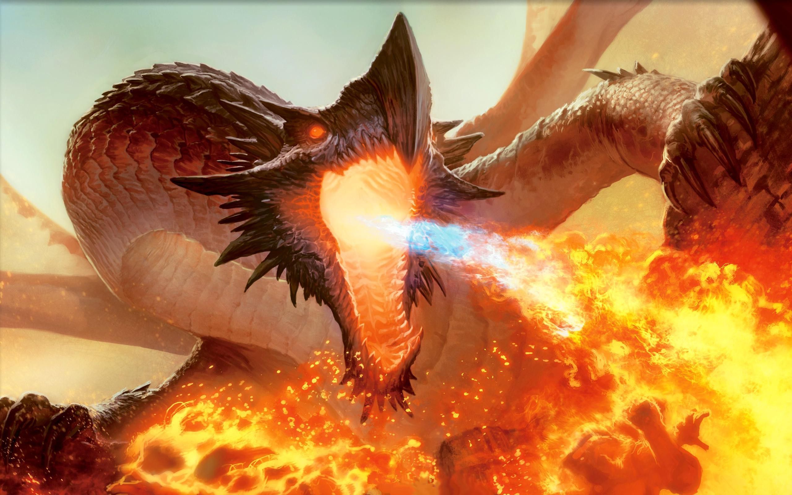 Dragon Throwing Fire Wallpapers