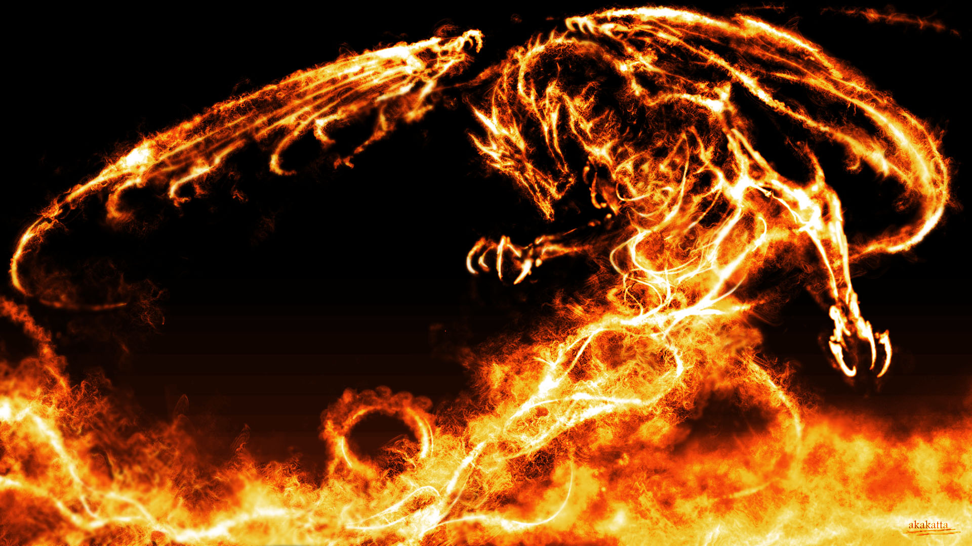 Dragon Throwing Fire Wallpapers