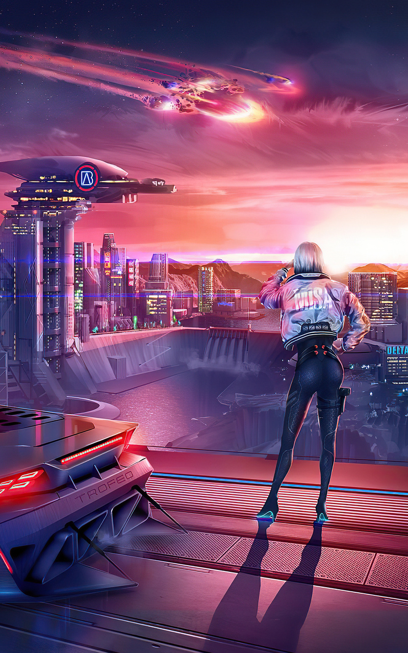 Driving To Future City Wallpapers