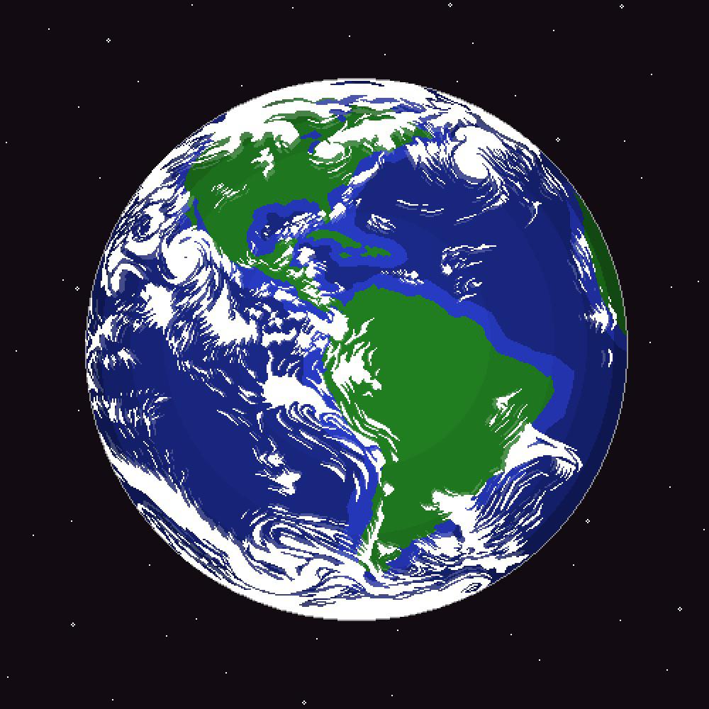 Earth Day Pixel Art Wallpapers