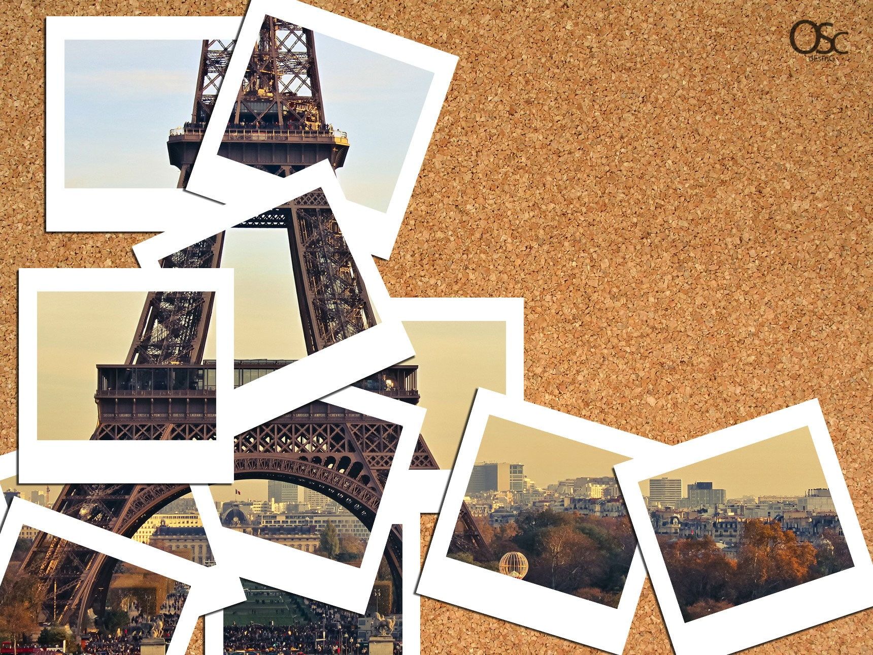 Eiffel Tower Arc De Triomphe Cityscape Artwork Wallpapers