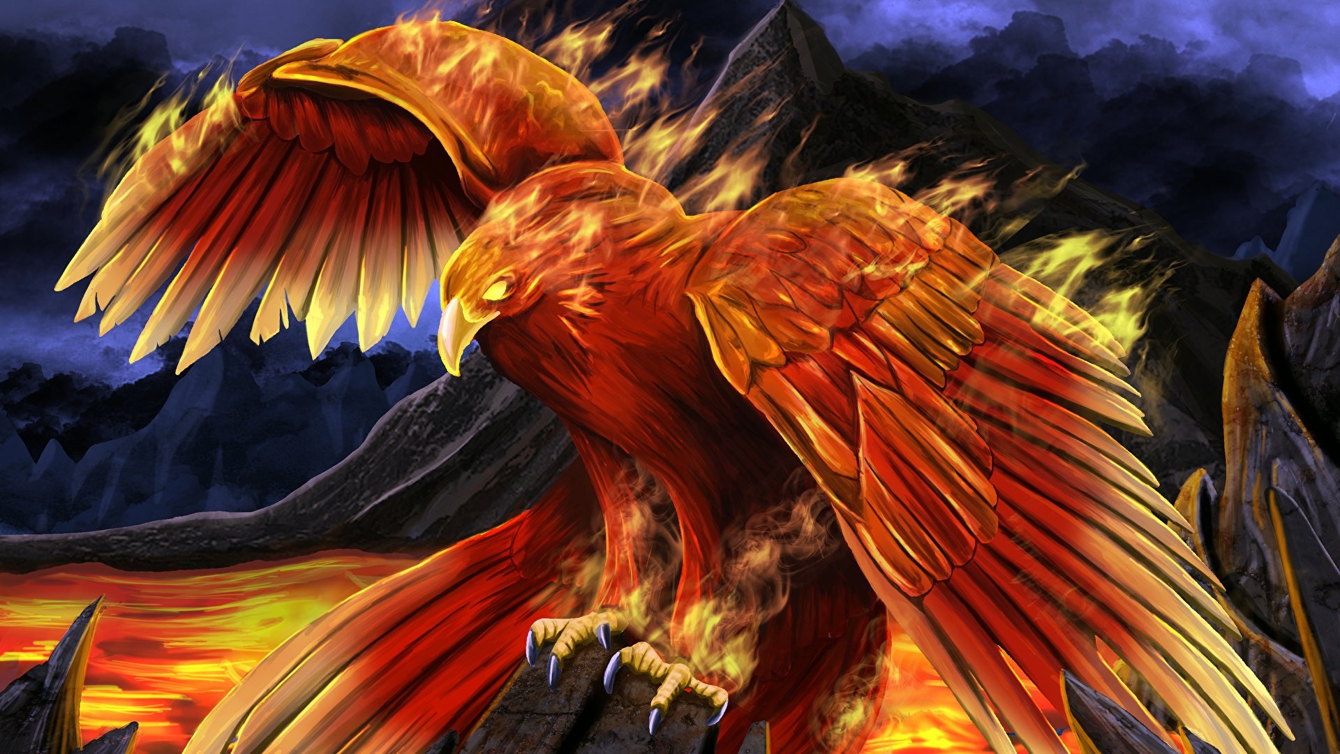 Fantasy Phoenix Digital Art Wallpapers