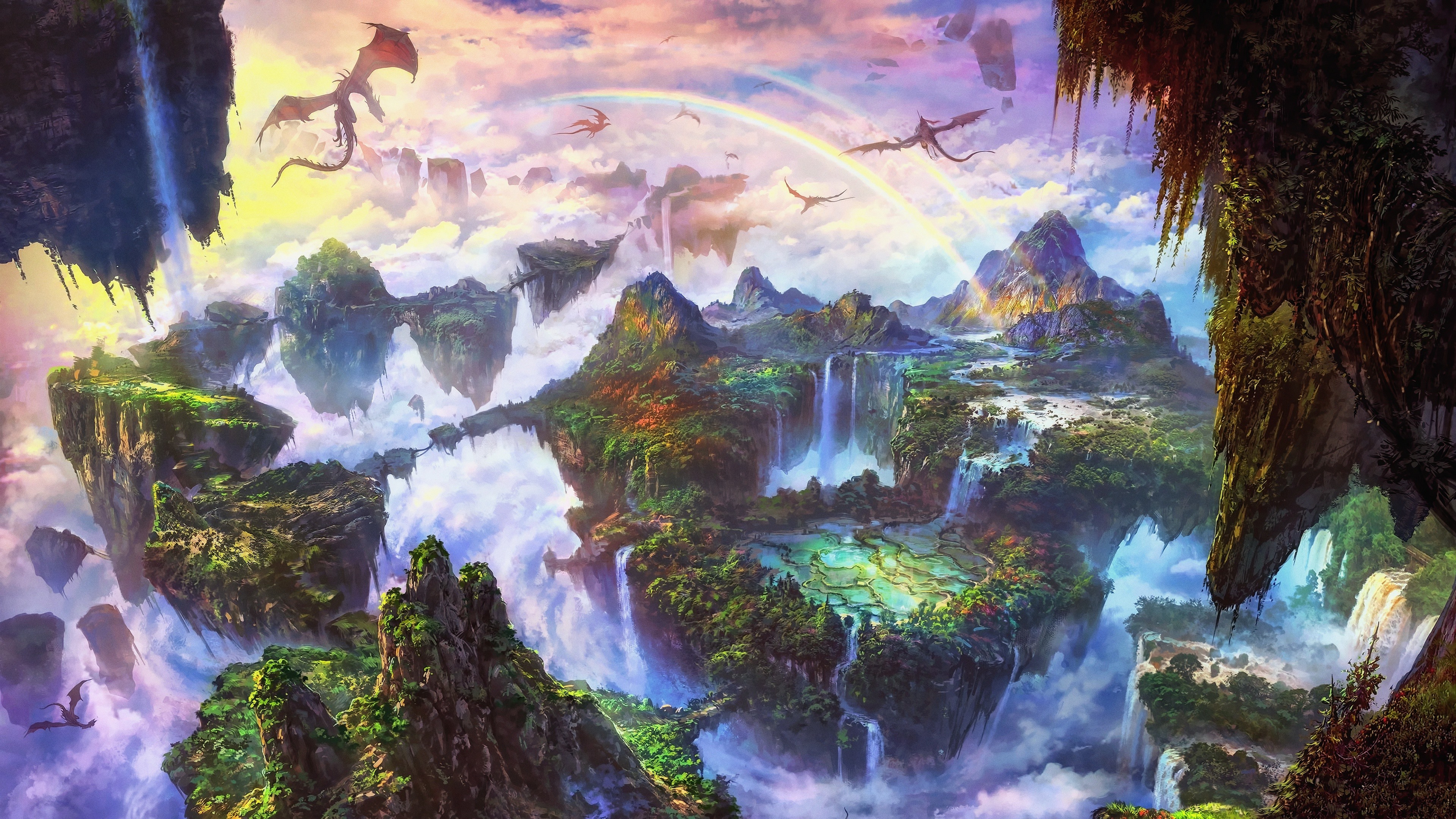 Fantasy Waterfall Wallpapers