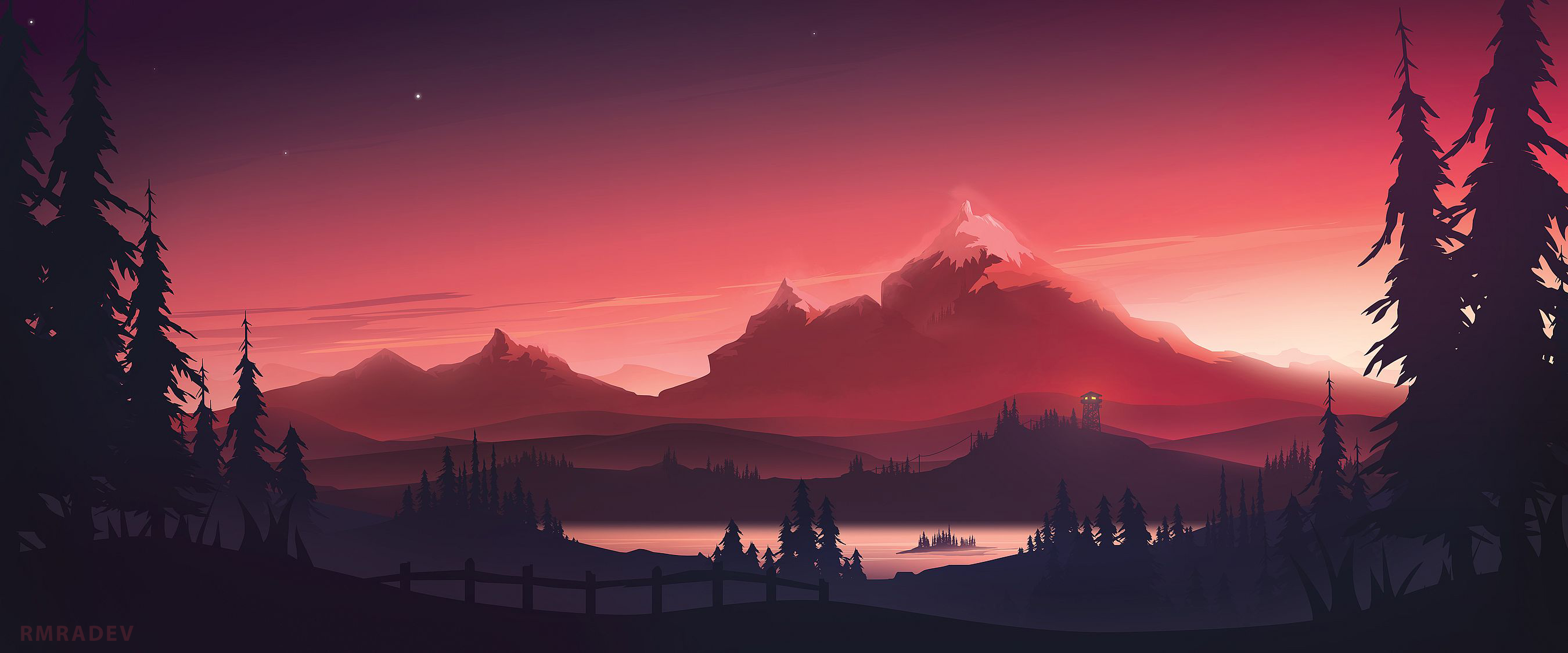 Firewatch Digital Art Wallpapers