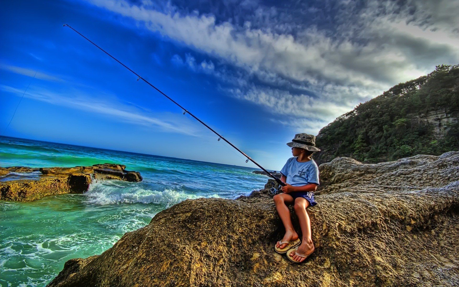 Fisherman Digital Art Wallpapers