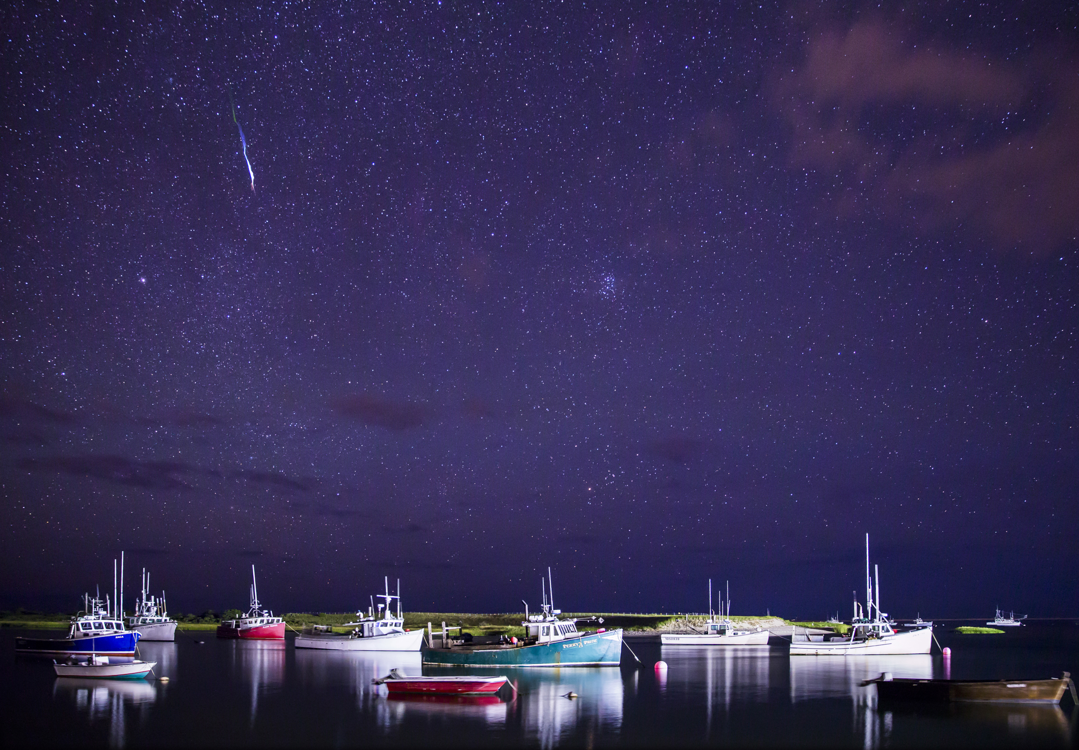 Fishing In Starry Night Wallpapers