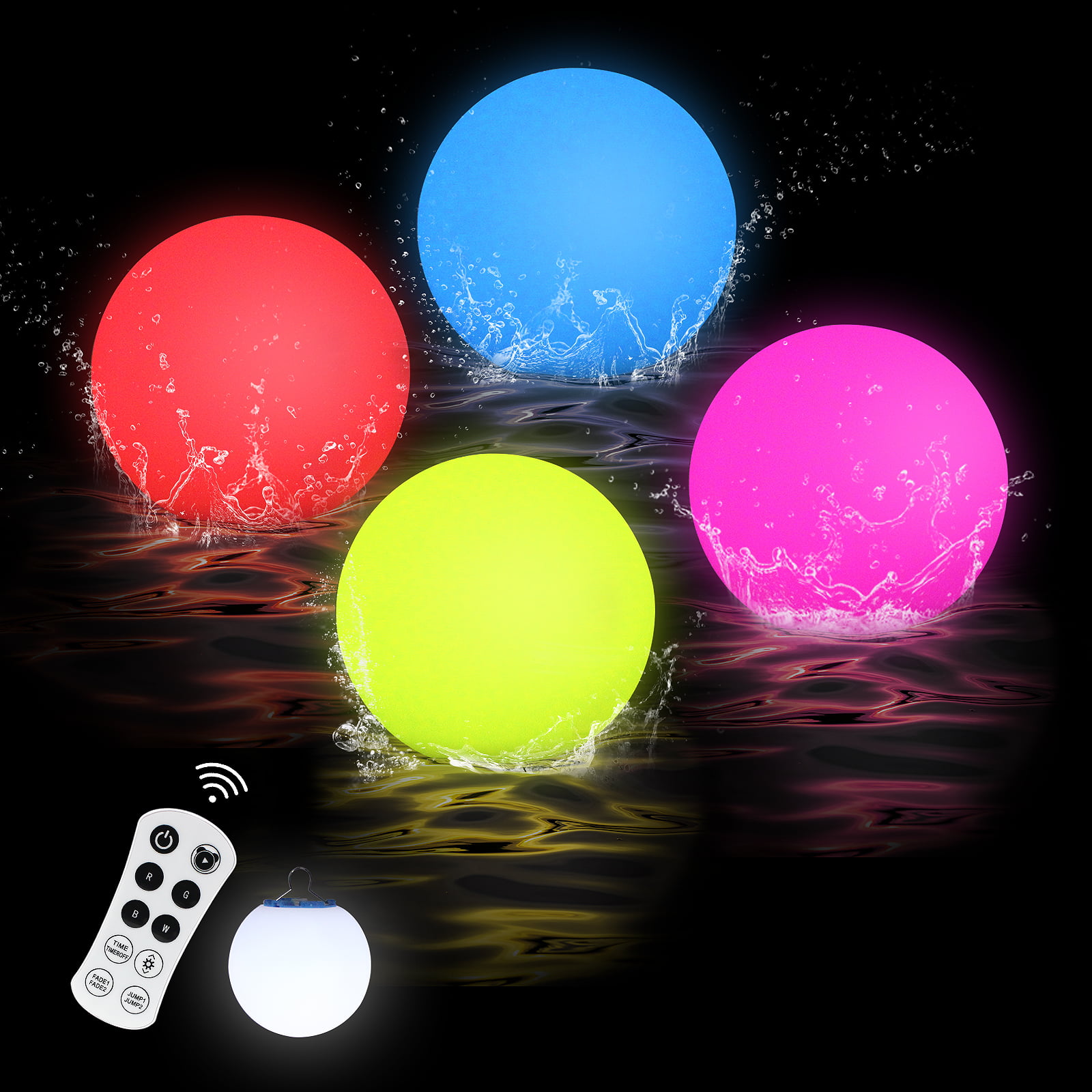 Floating Spheres Of Light Wallpapers