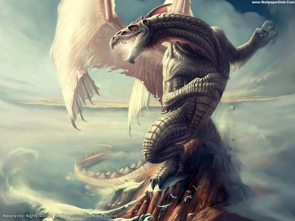 Flying Dragon Over Colorful Cloud Wallpapers