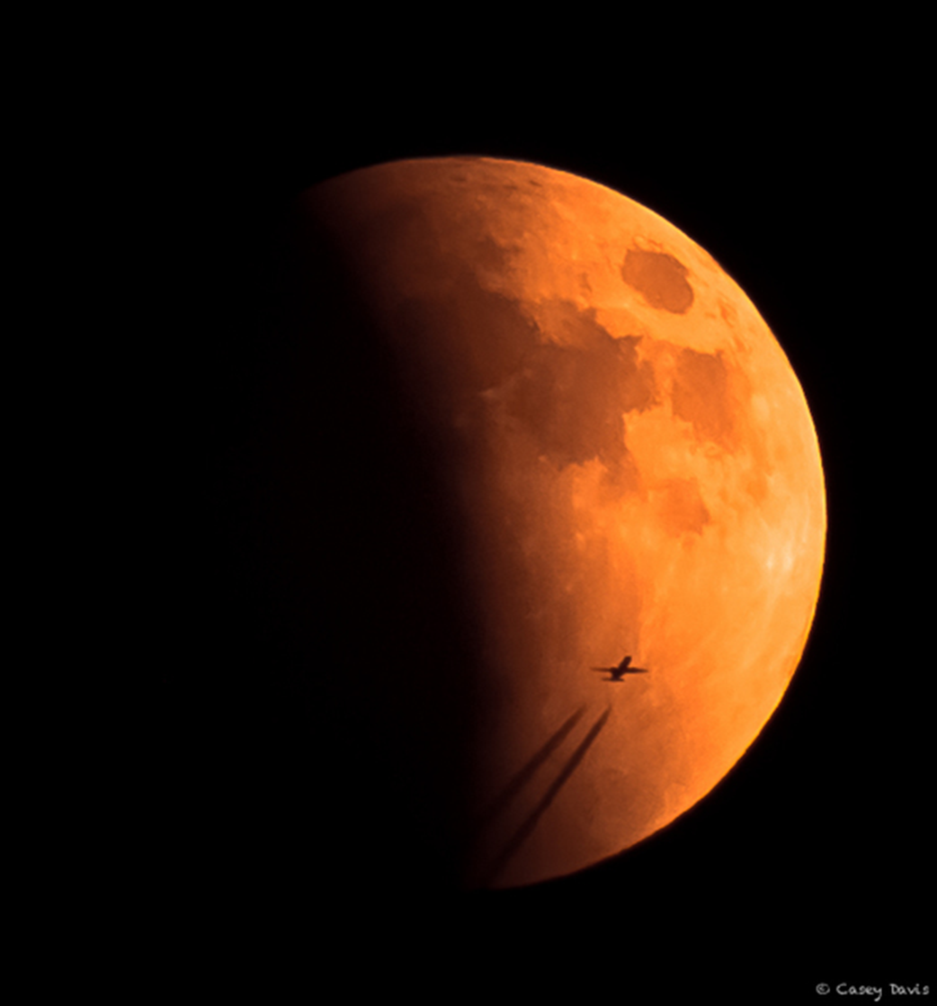 Flying To Red Moon Wallpapers