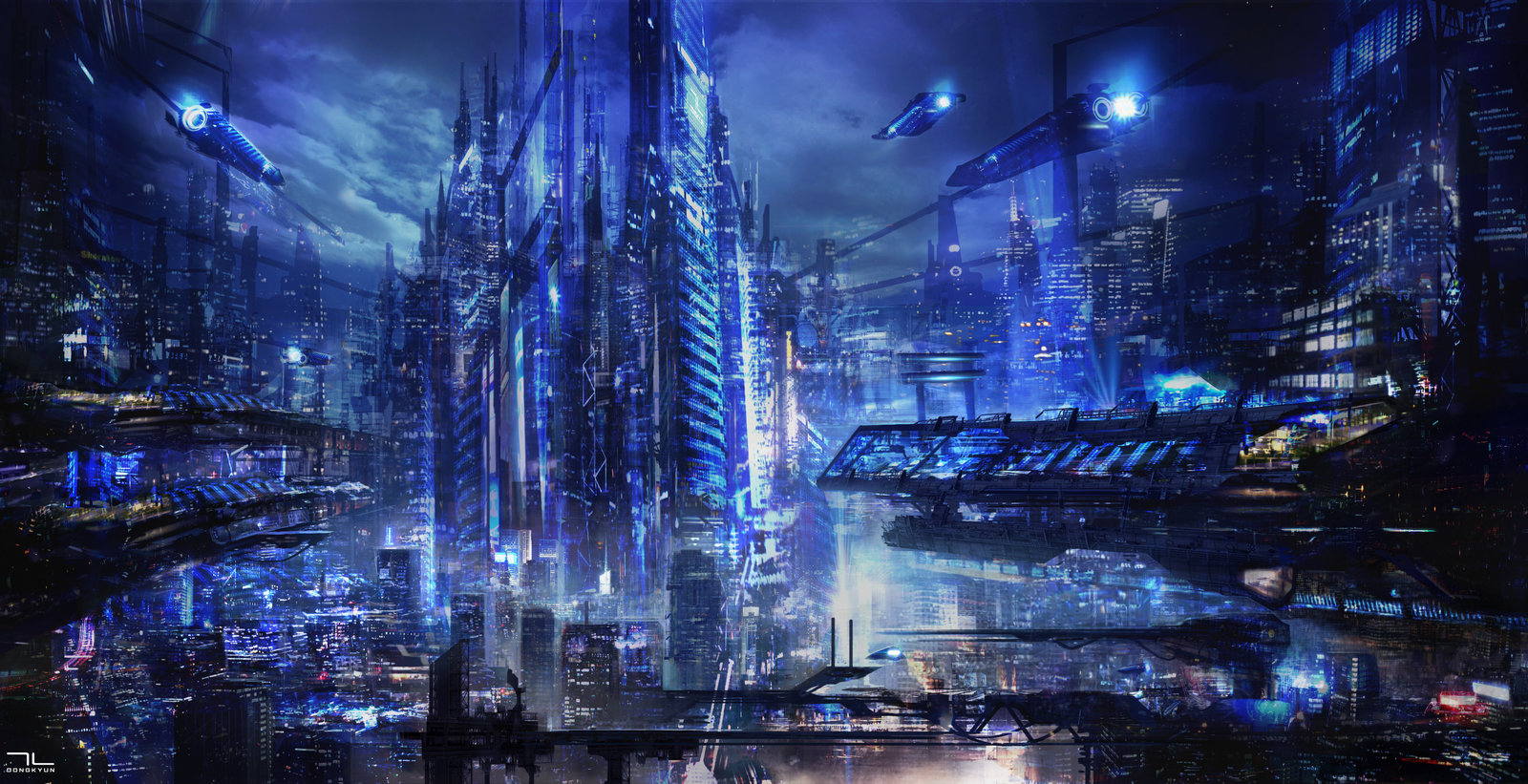 Futuristic 4K Cityscape Wallpapers