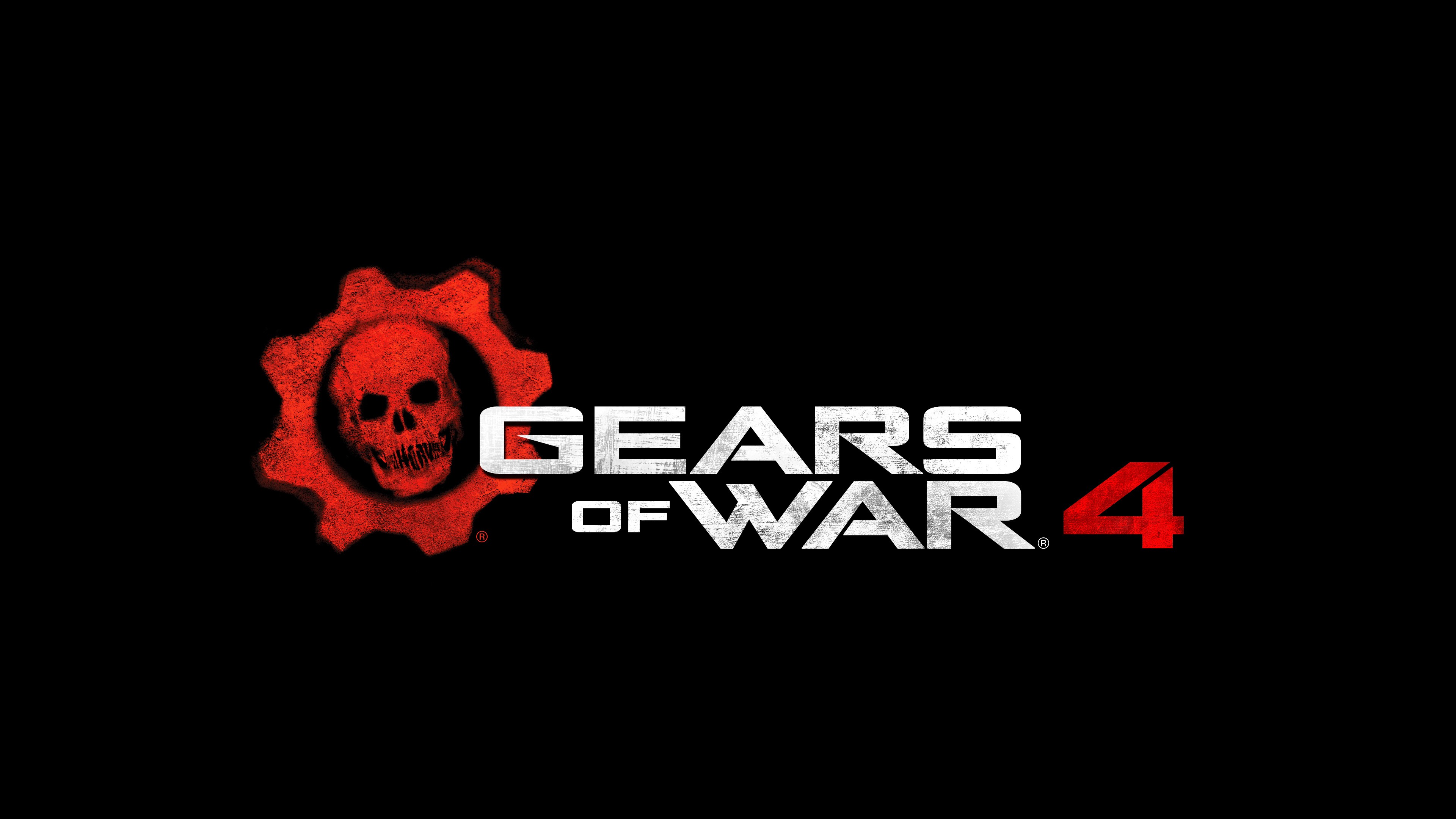 Gears Of War Logo 4K Wallpapers