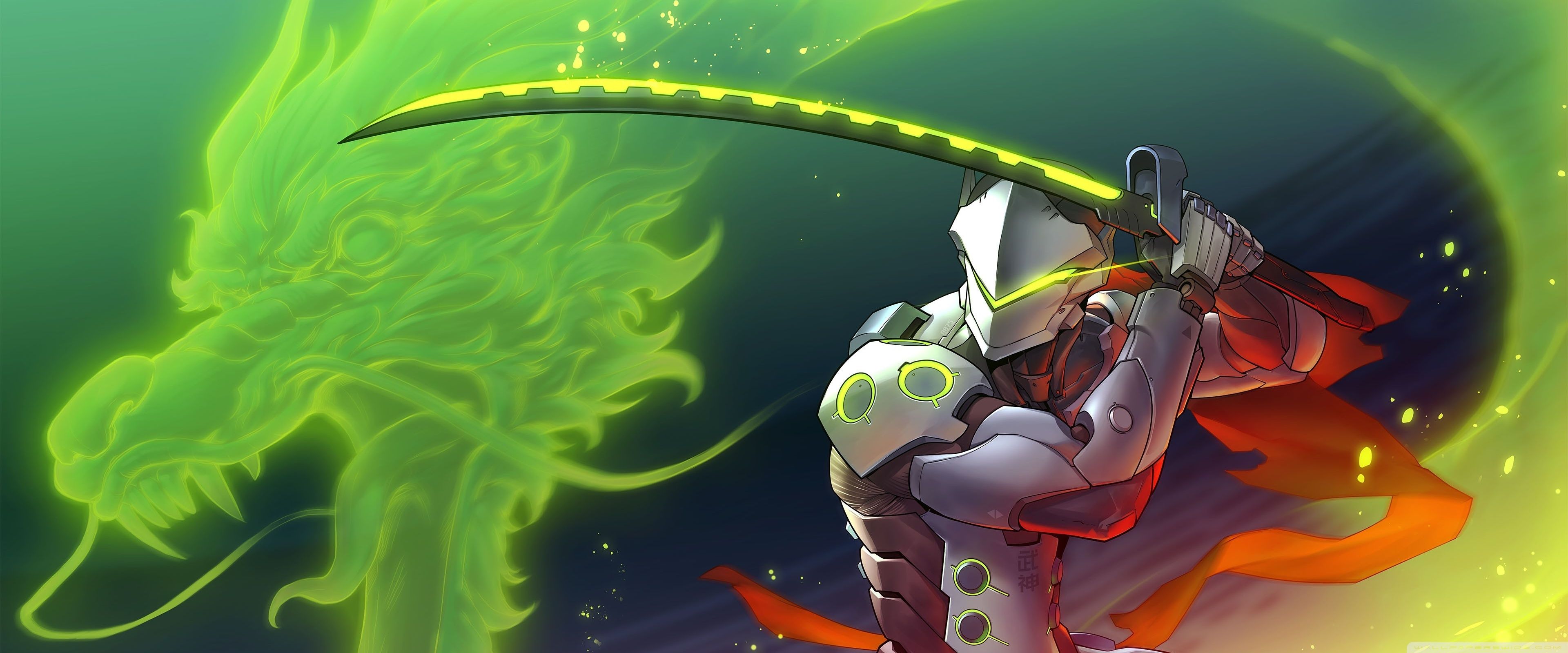 Genji Hanzo Overwatch Artwork Wallpapers