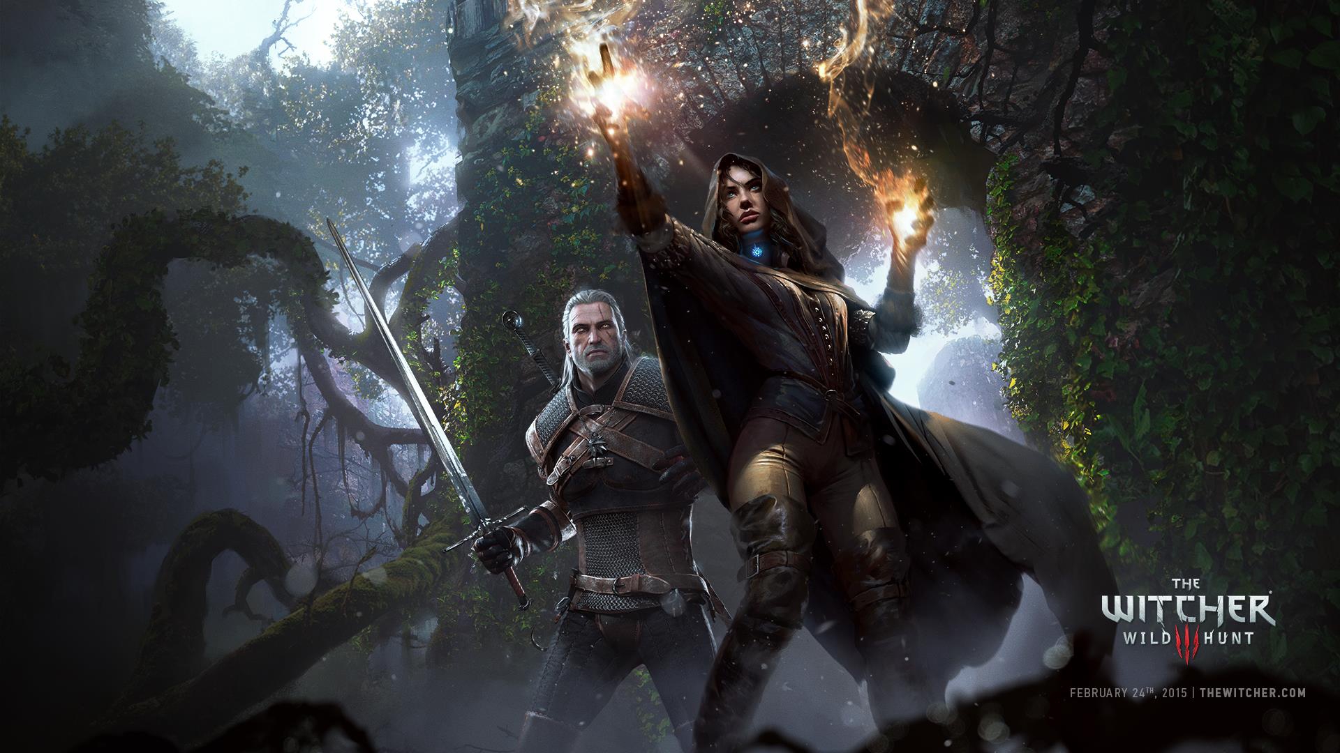 Geralt &Amp; Yennefer The Witcher Fanart Wallpapers