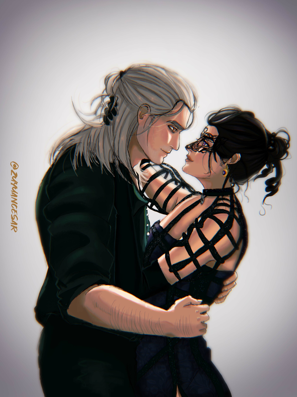 Geralt &Amp; Yennefer The Witcher Fanart Wallpapers