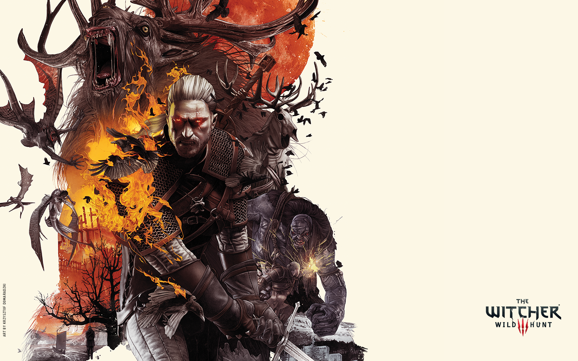 Geralt Of Rivia Artwork Wallpapers