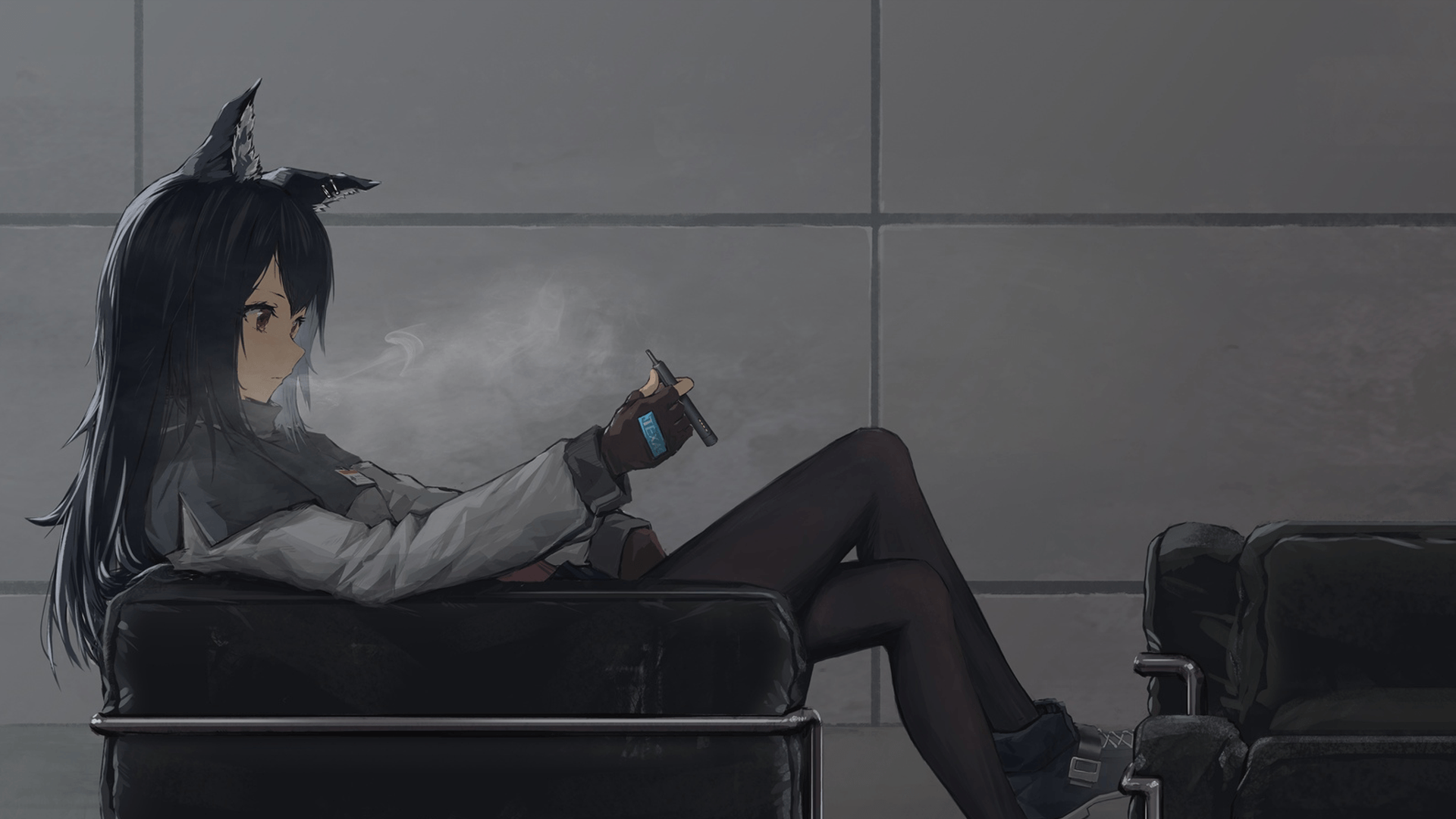 Girl Smoking Artwork Wallpapers