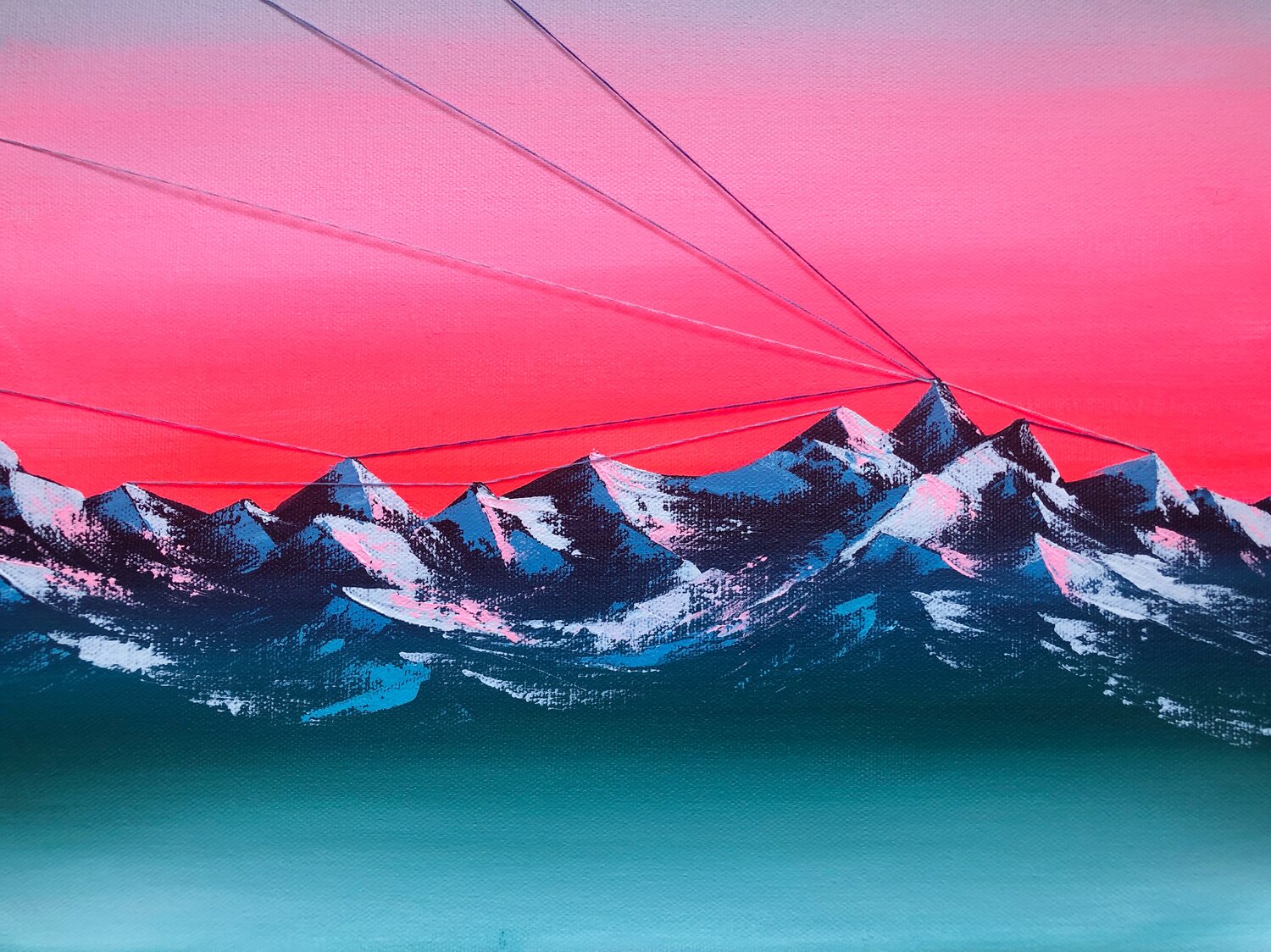 Glitchy Mountains Wallpapers