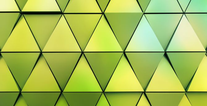 Glowing Triangle Pattern Wallpapers