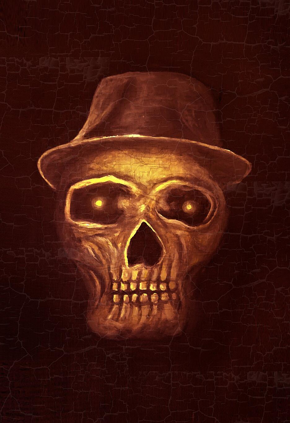 Golden Skull Wallpapers