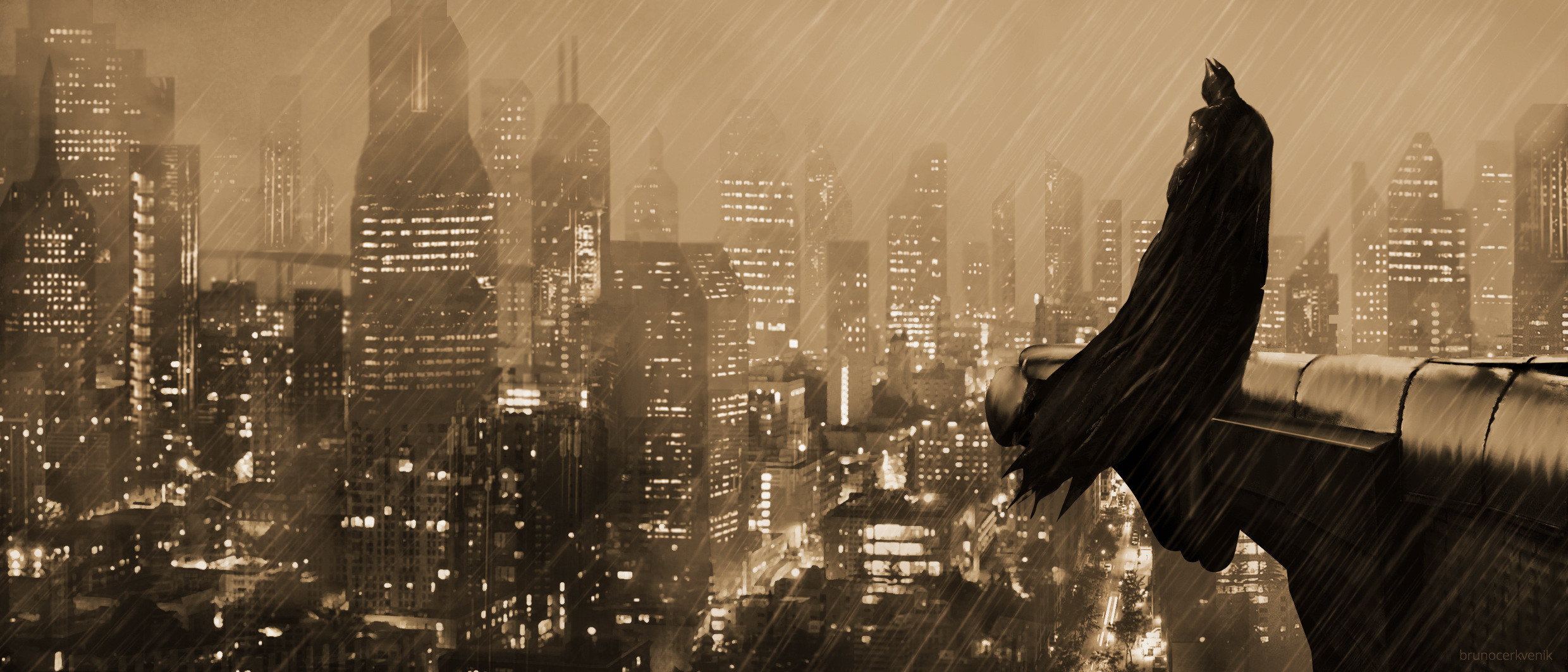 Gotham Towers Artwork Wallpapers