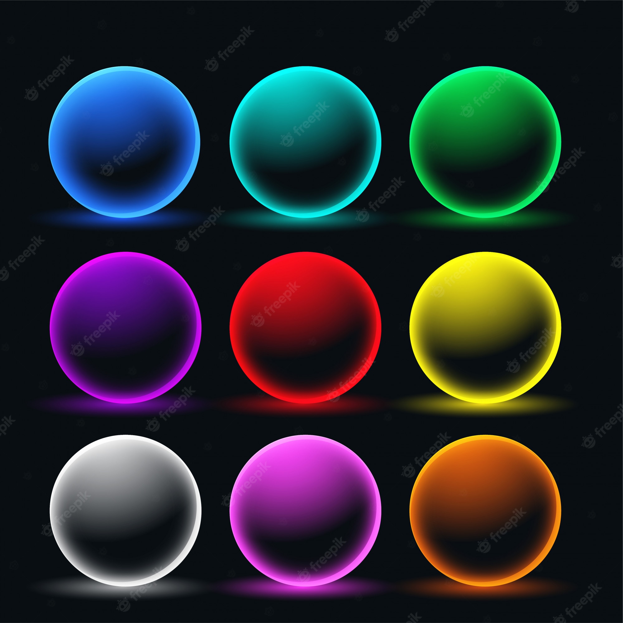 Gradient Colorful Circle Wallpapers