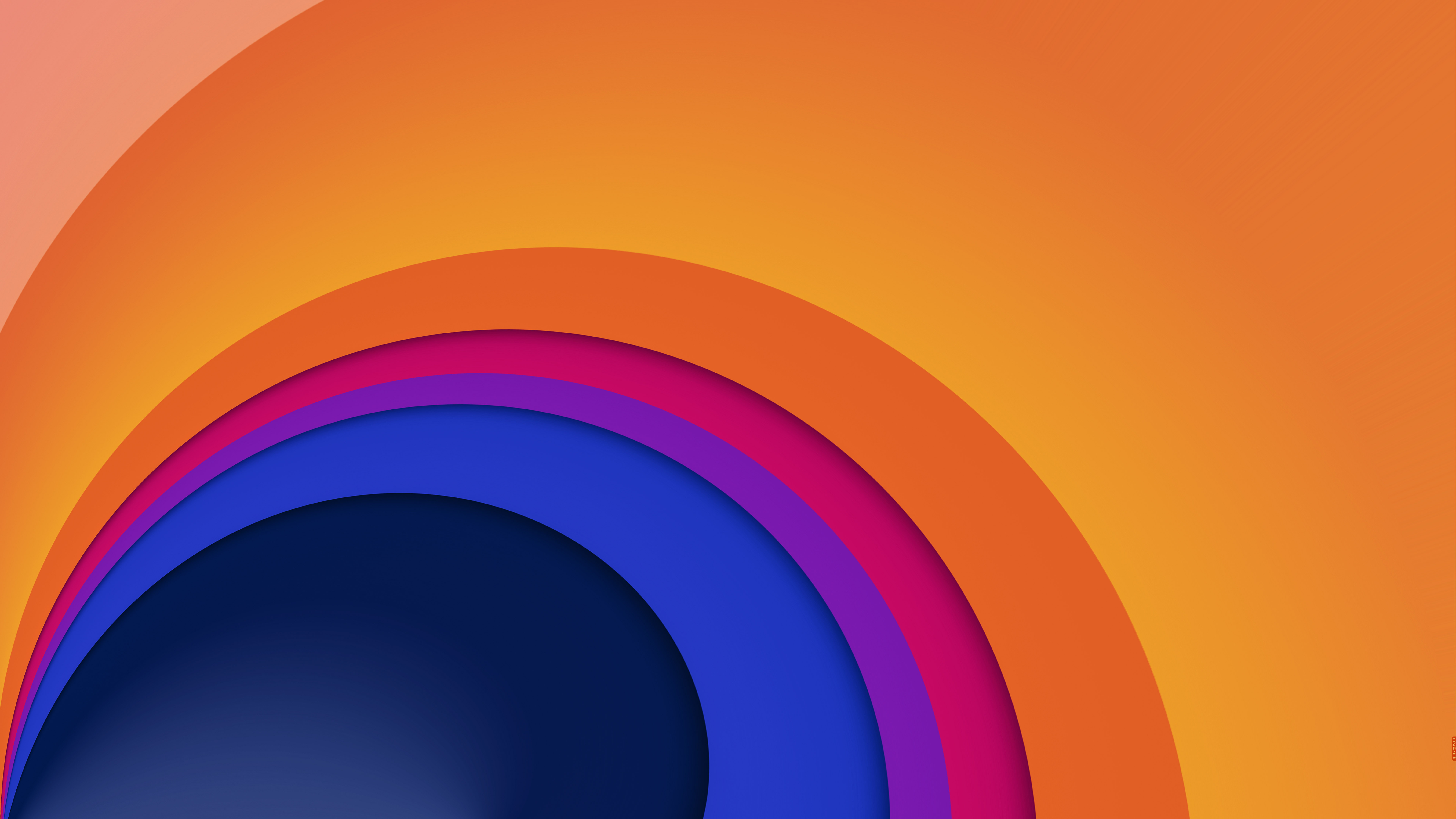 Gradient Colorful Circle Wallpapers