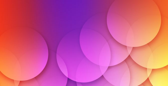 Gradient Colorful Circle Wallpapers