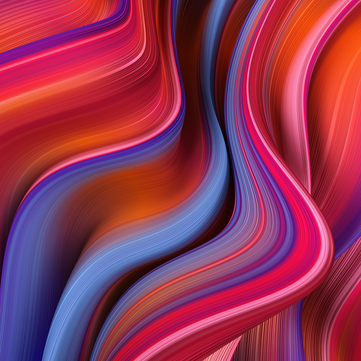 Gradient Flow Lines Wallpapers