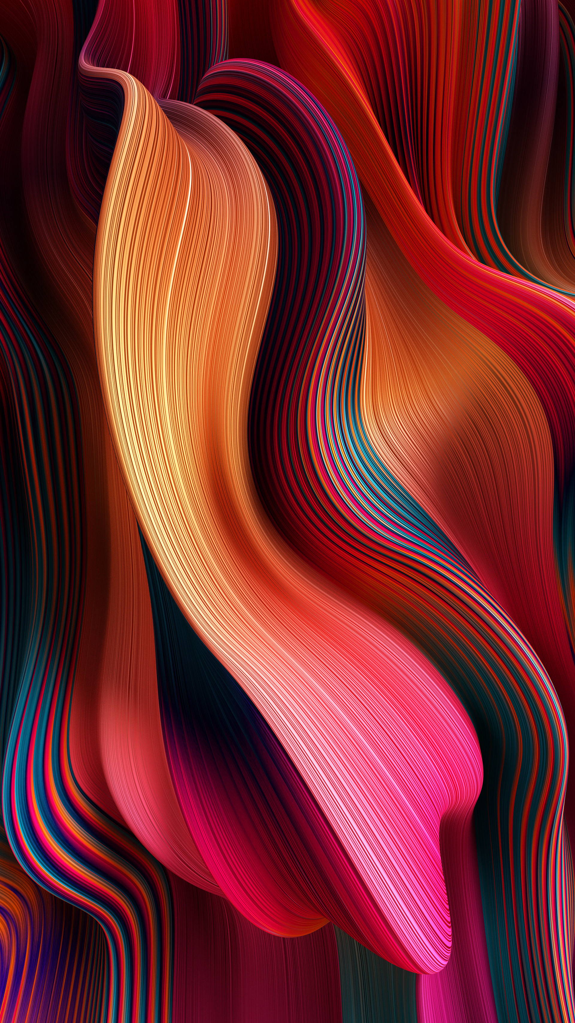 Gradient Flow Lines Wallpapers