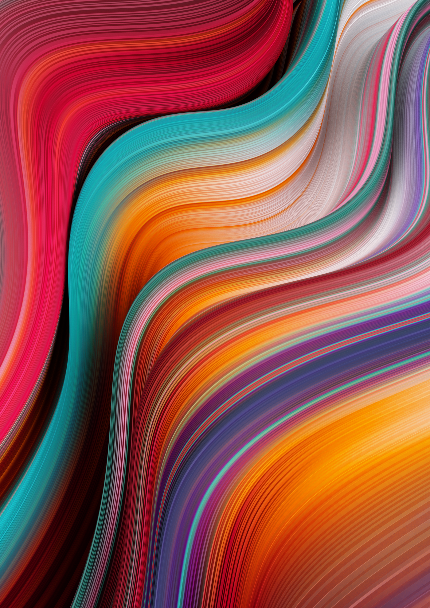 Gradient Flow Lines Wallpapers