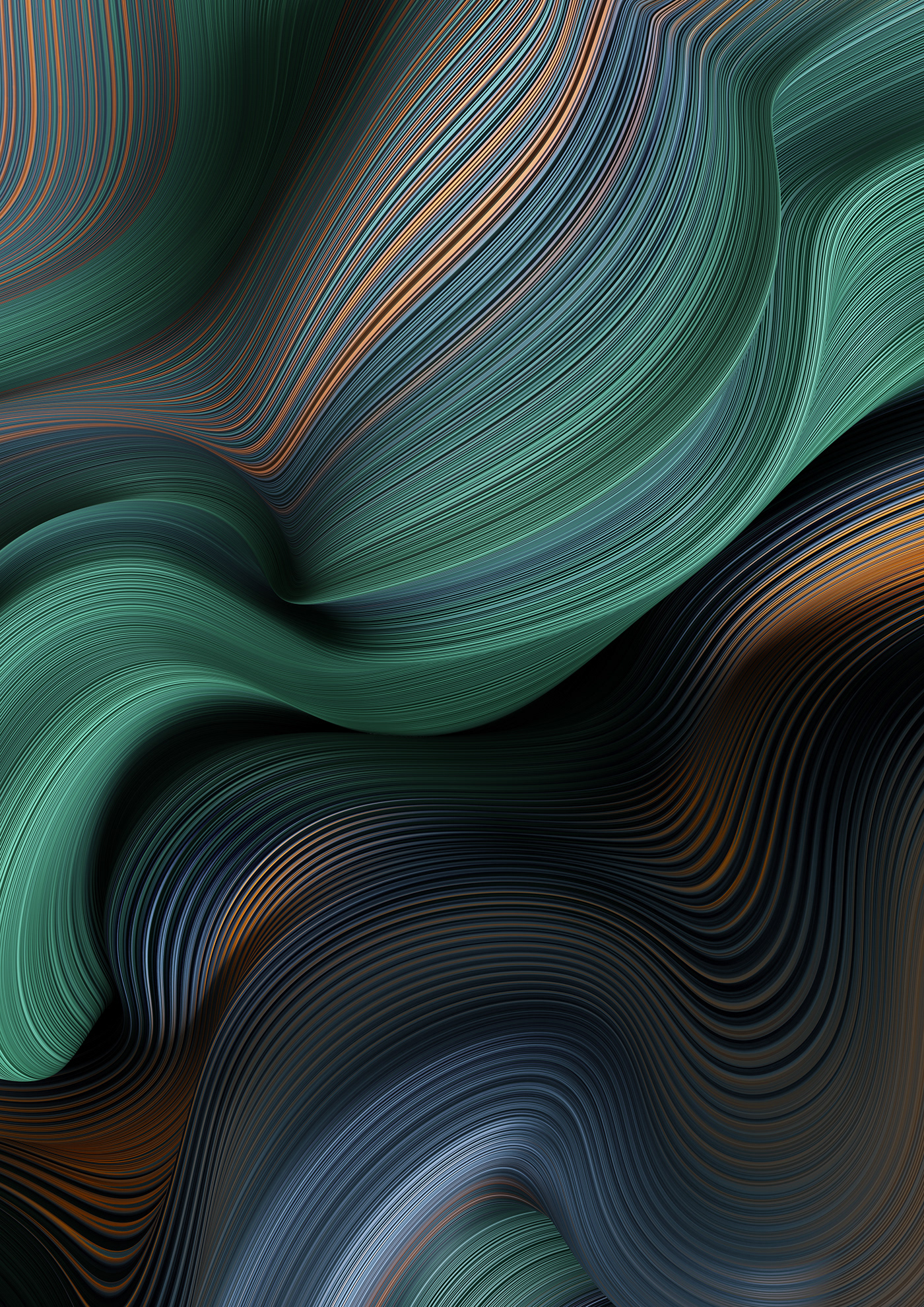 Gradient Flow Lines Wallpapers