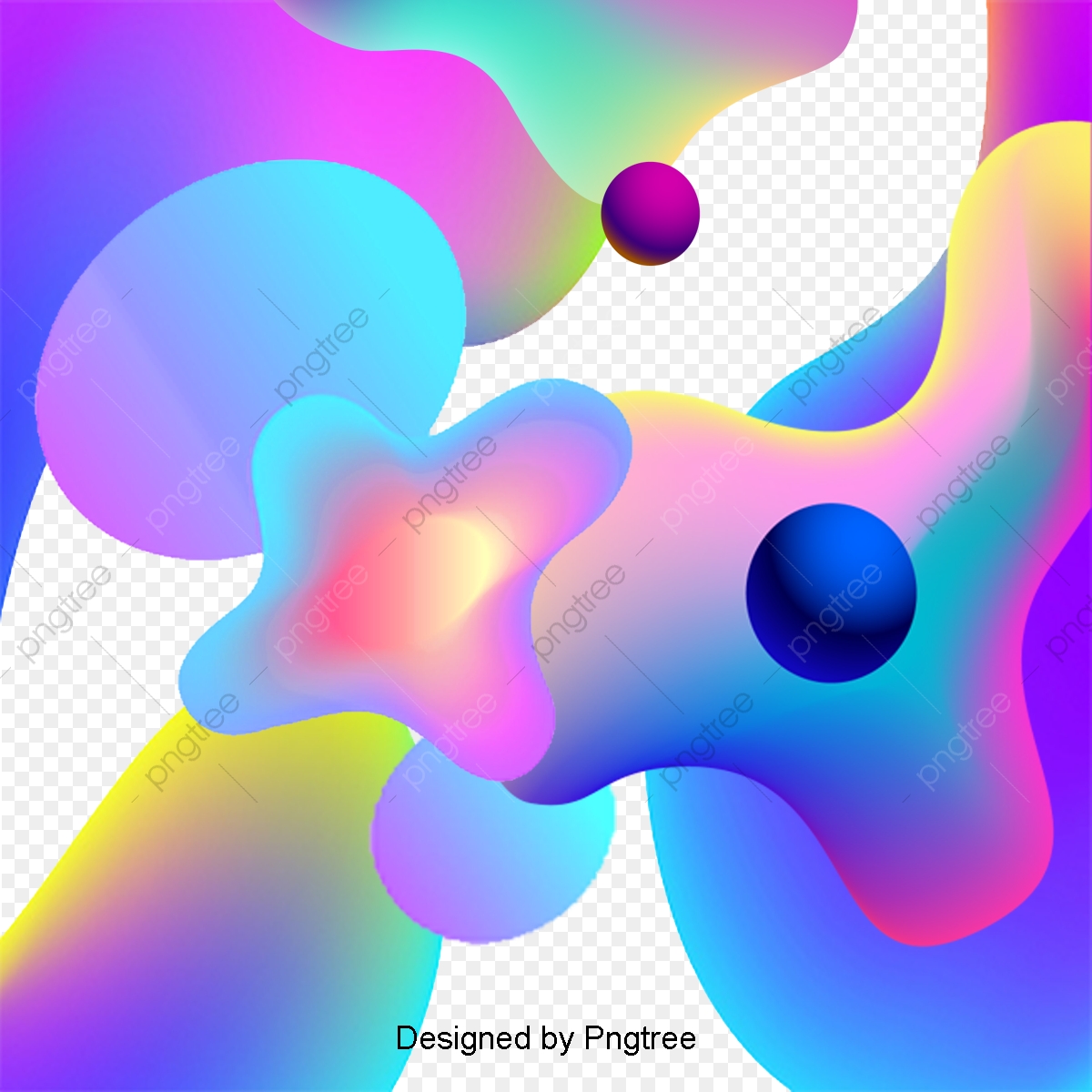 Gradient Geometric Vector Art Wallpapers