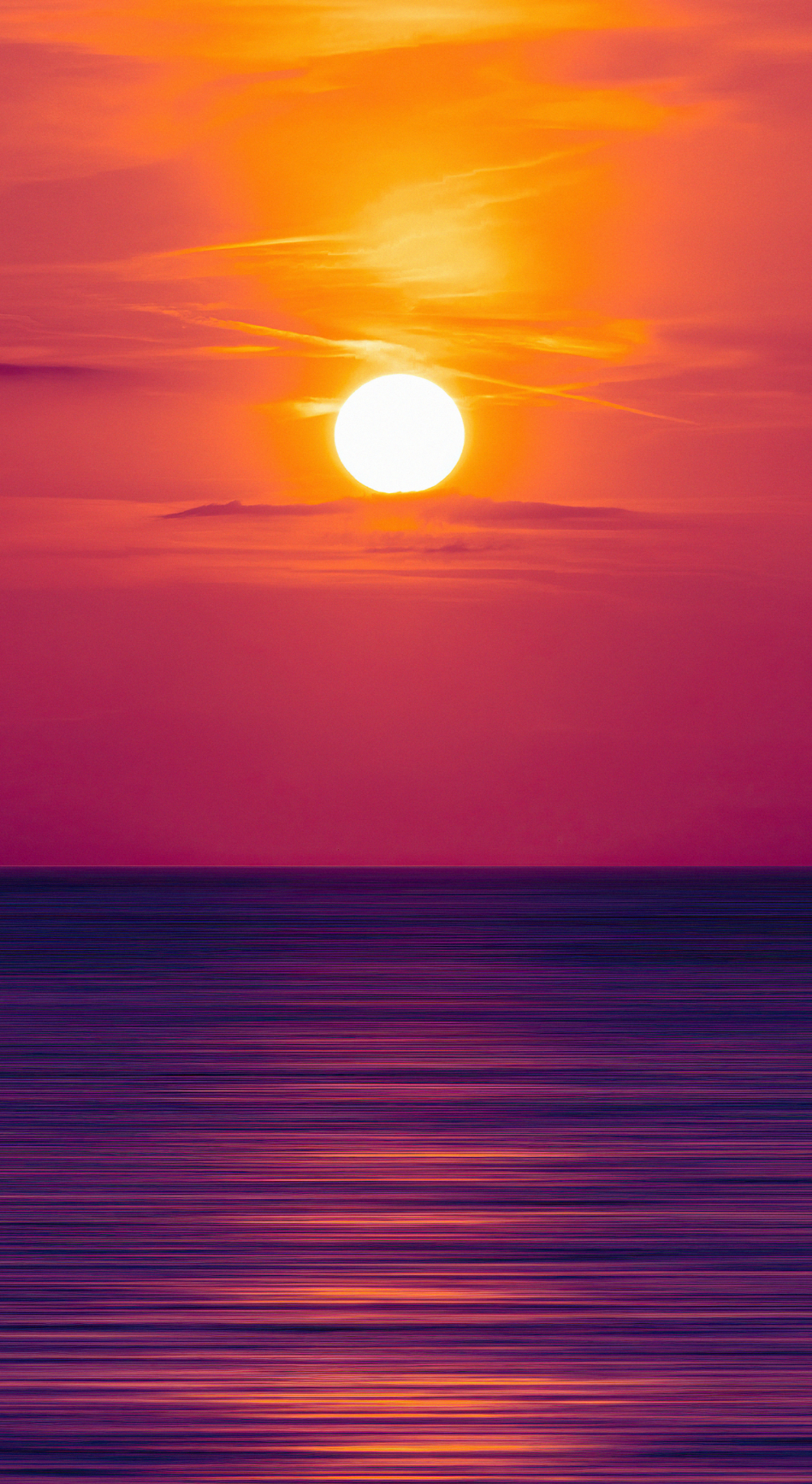 Gradient Sunset 5K Wallpapers