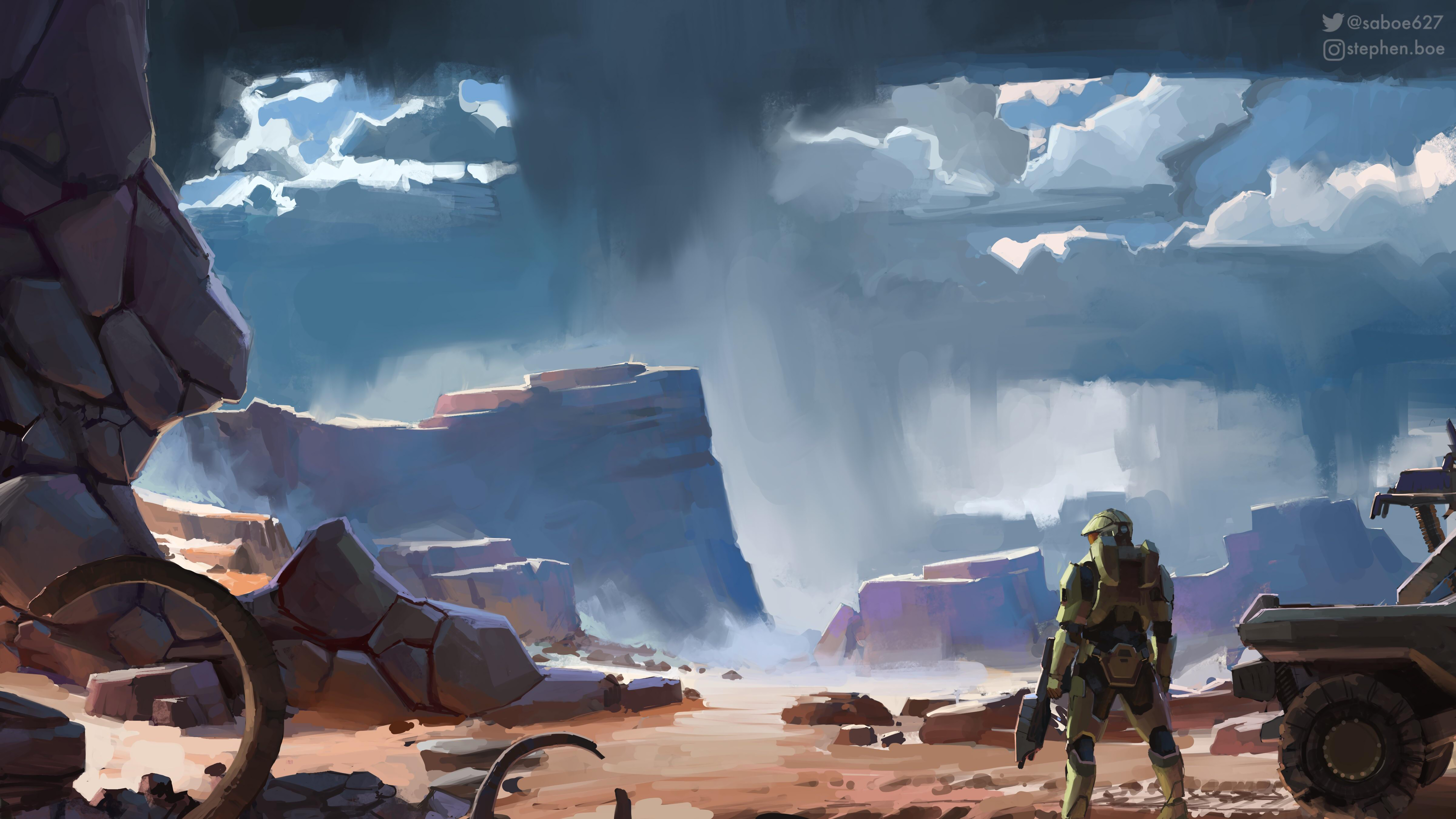 Halo Master Chief Artwork Wallpapers