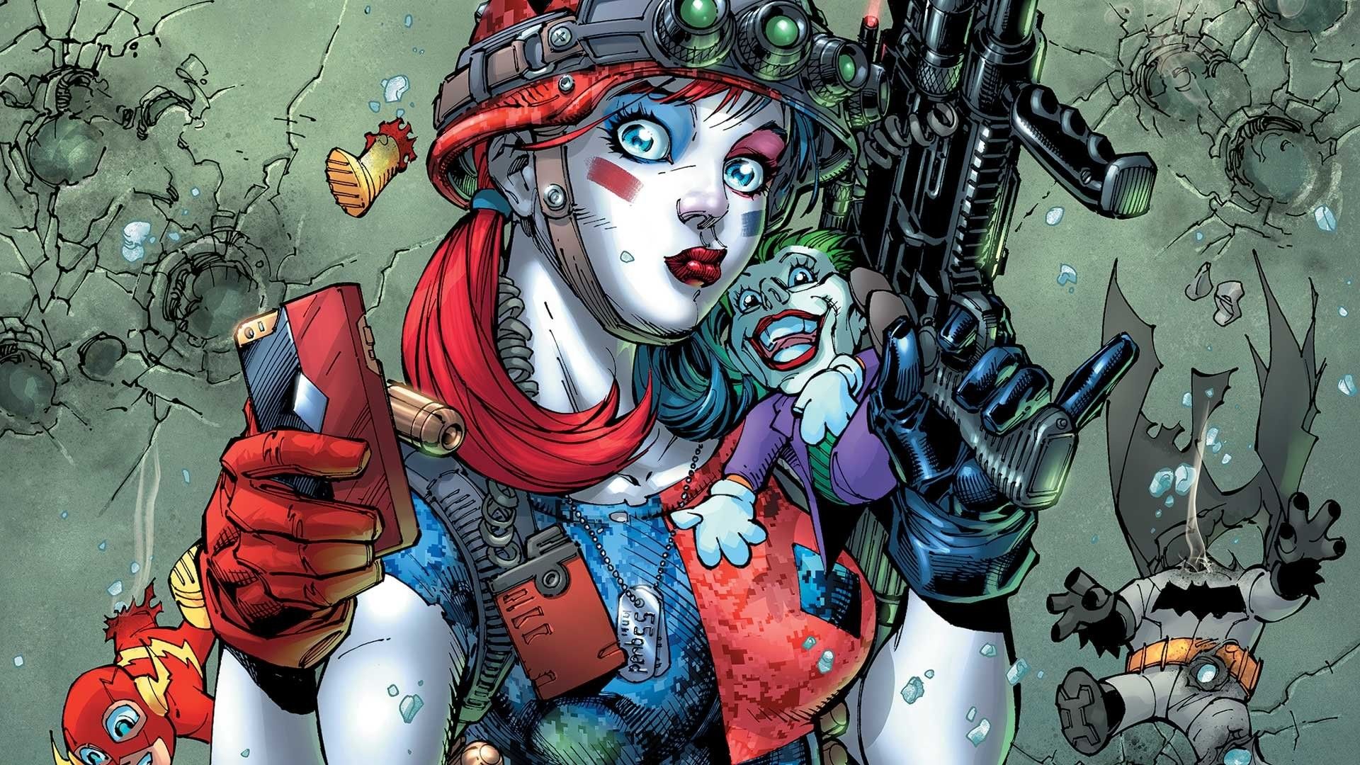 Harley Quinn Comic Artwork Wallpapers