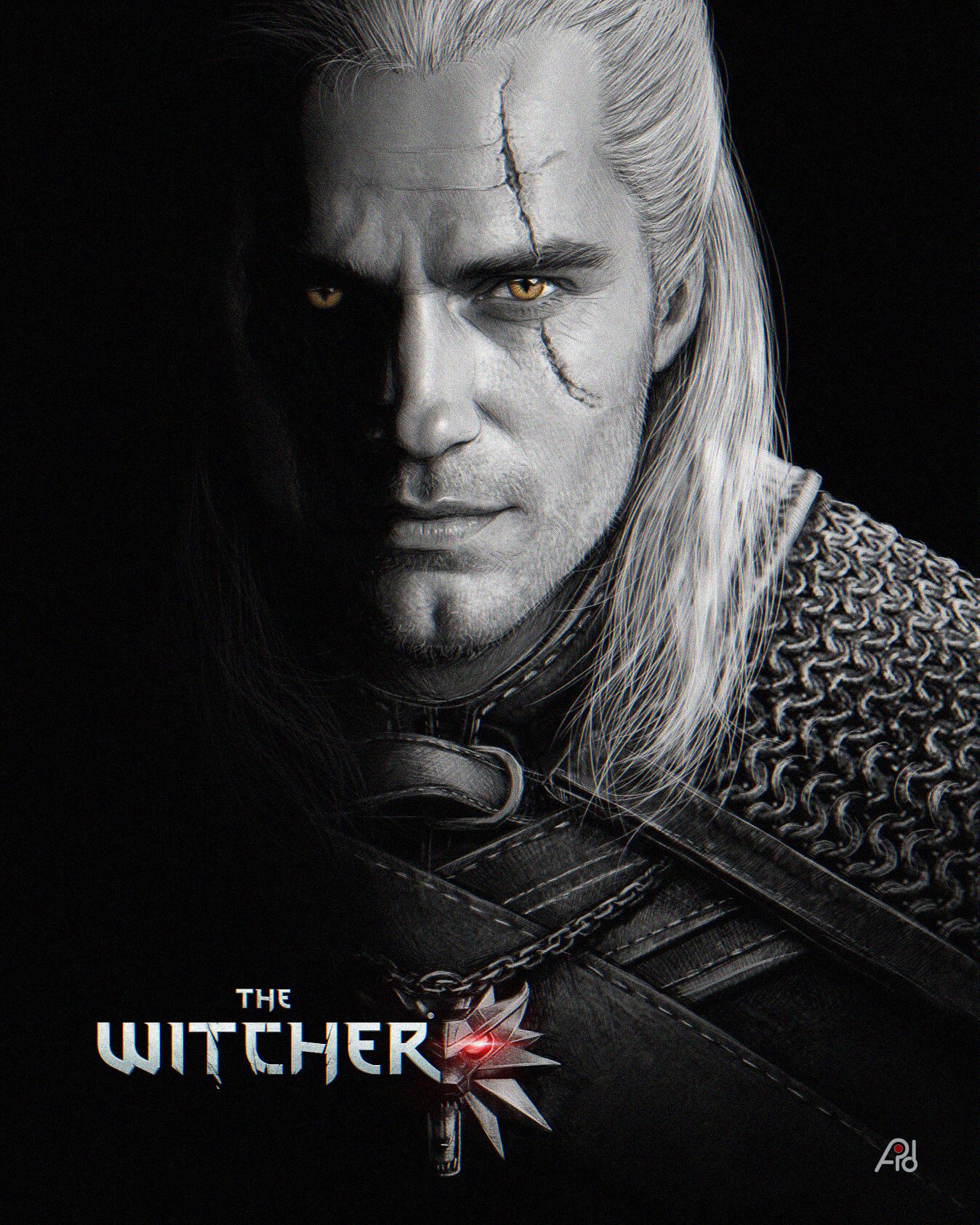 Henry Cavill As Geralt Of Rivia Fan Art Wallpapers