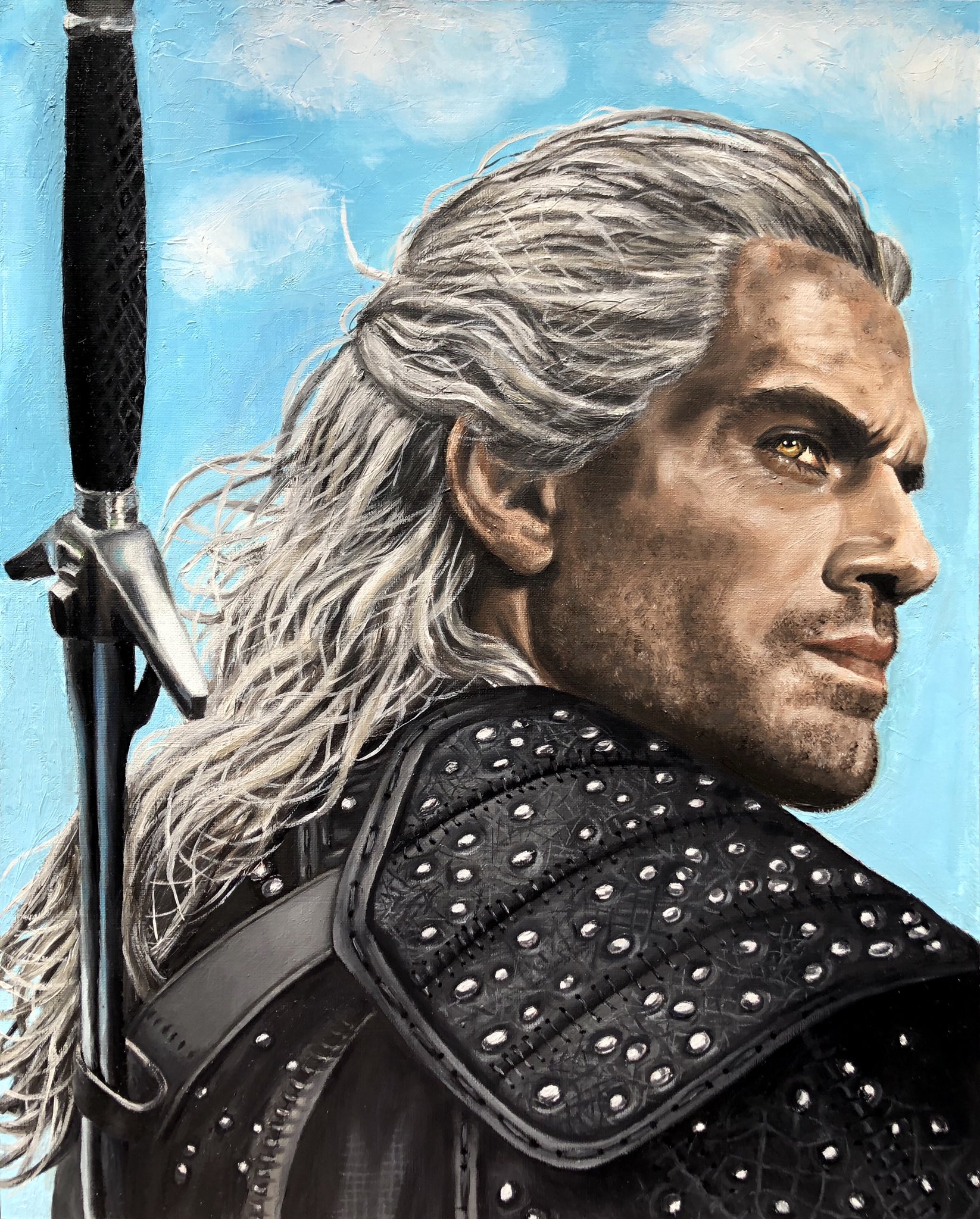 Henry Cavill As Geralt Of Rivia Fan Art Wallpapers