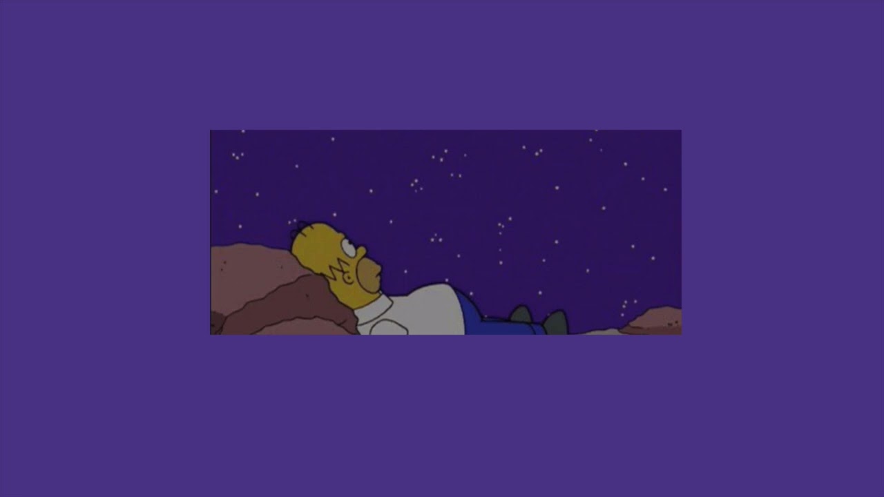 Homer Looking At The Stars Wallpapers