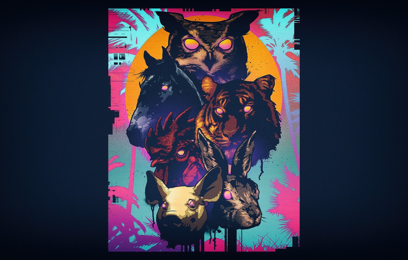 Hotline Miami Artwork Wallpapers