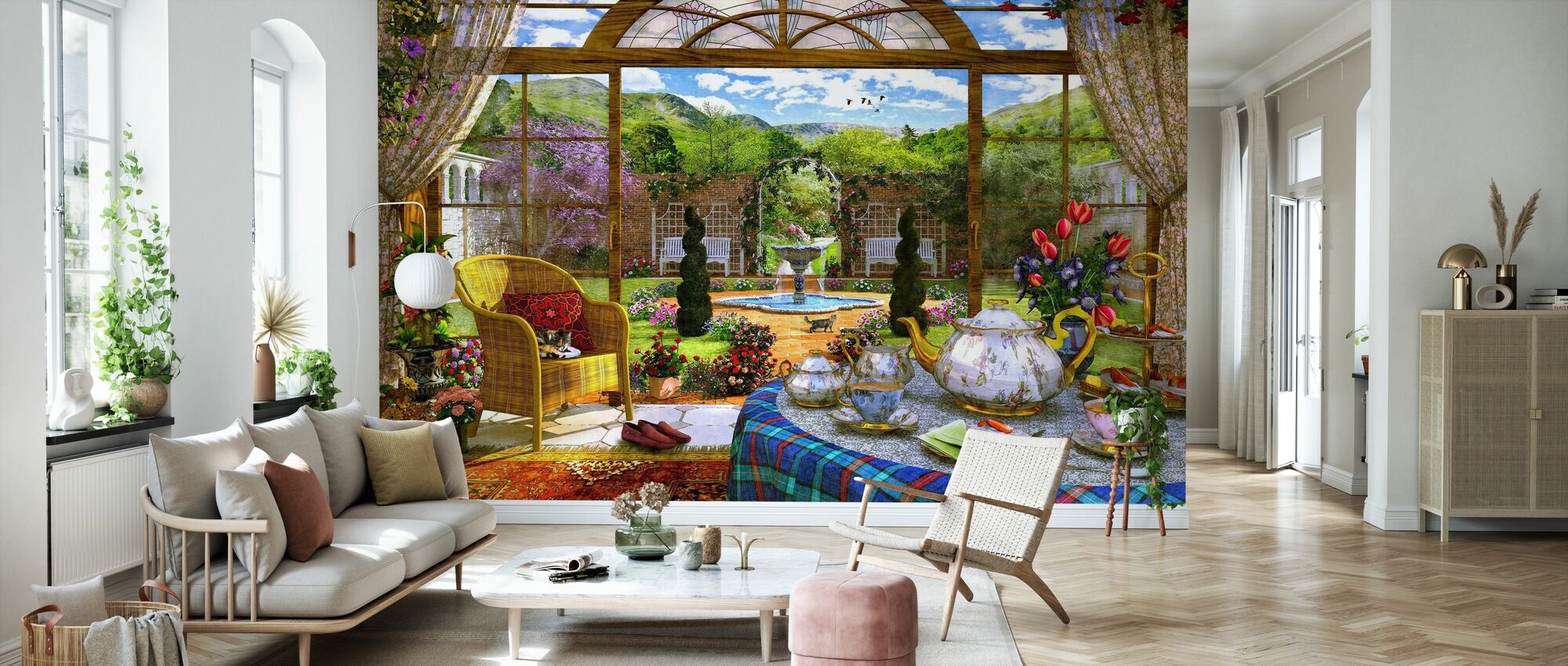 In The Conservatory Wallpapers