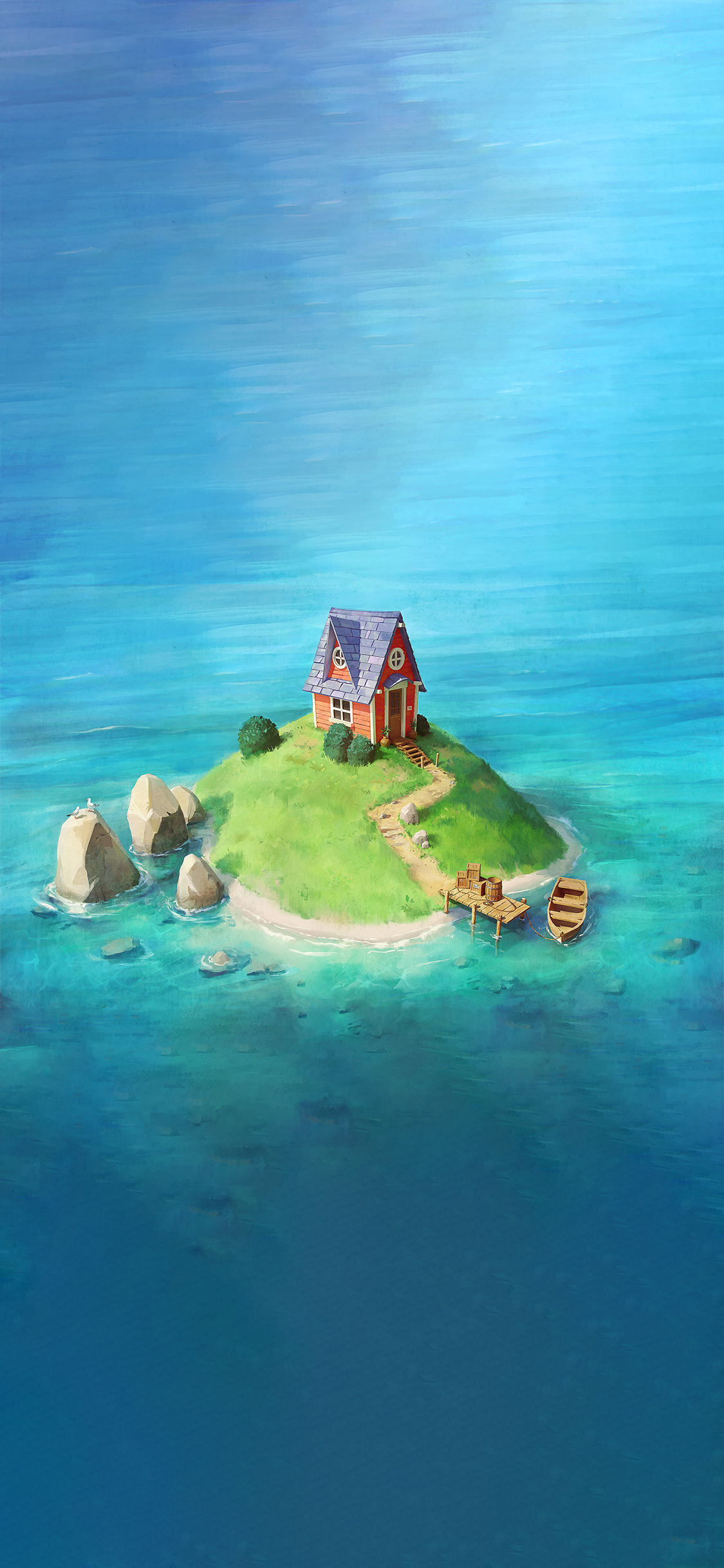 Island Illustration Wallpapers