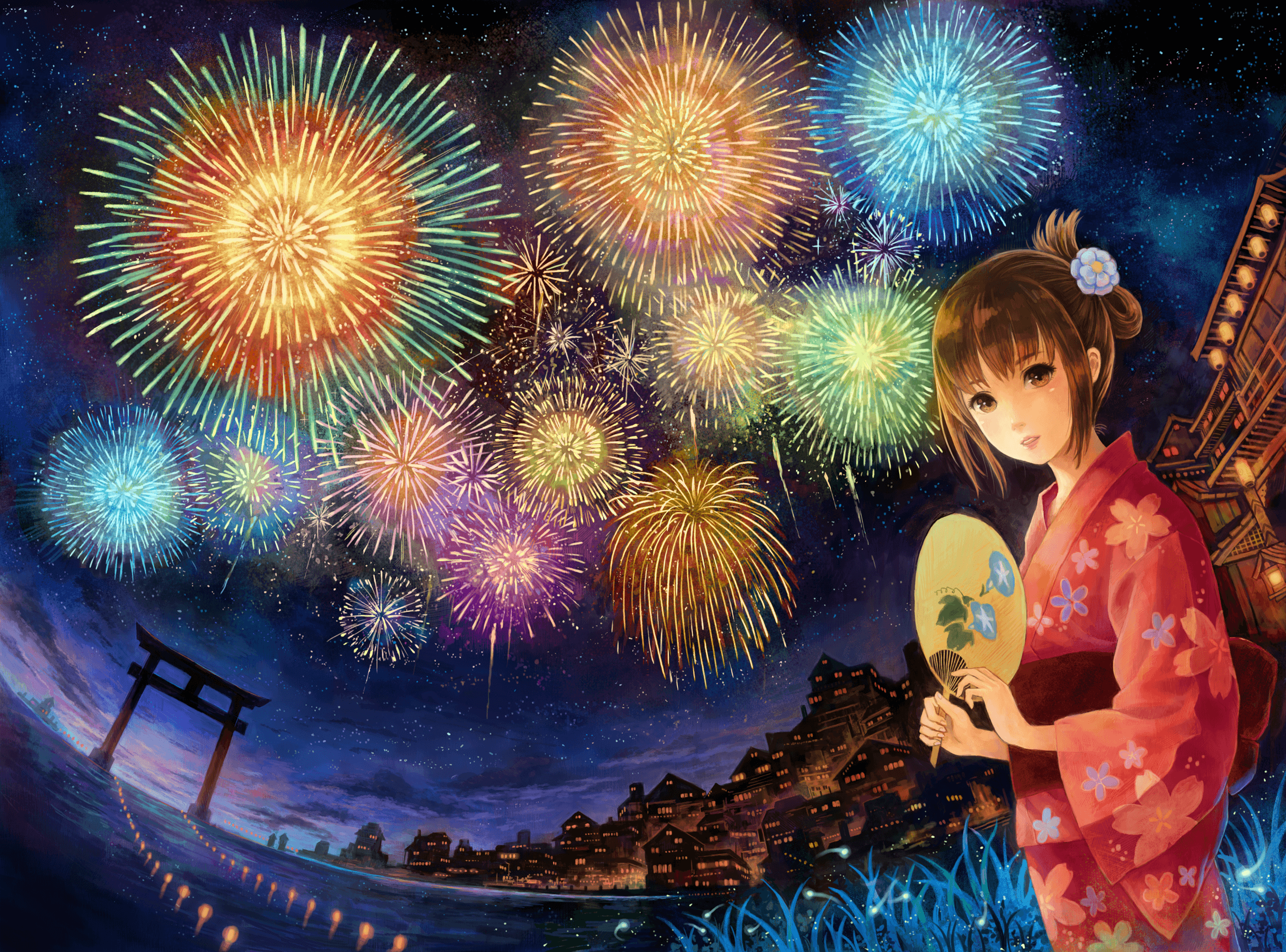 Japanese Fireworks Wallpapers