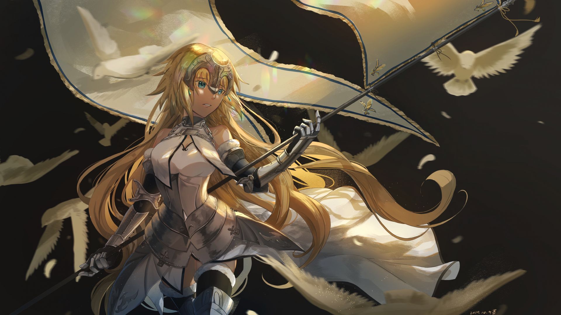 Jeanne D'Arc In Armor Wallpapers