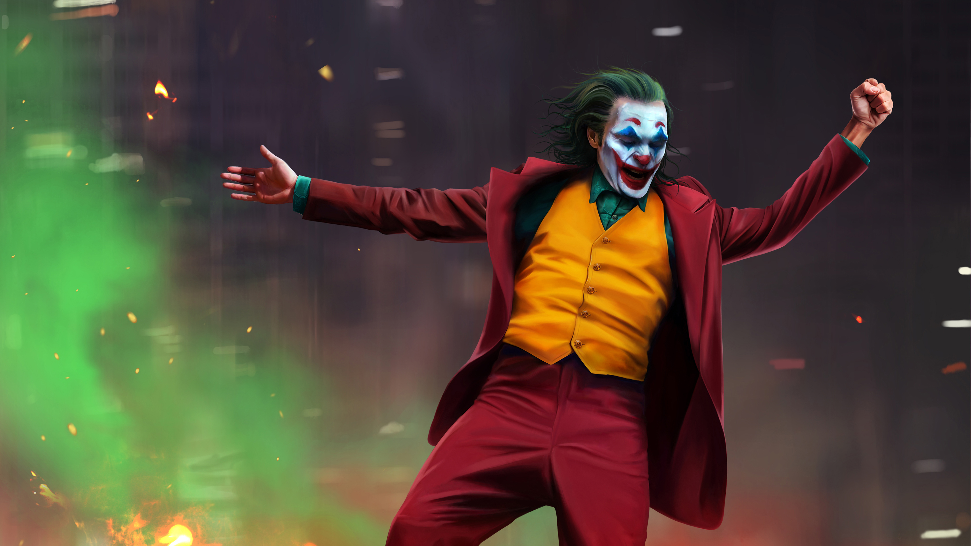 Joaquin Phoenix Joker Artistic Wallpapers