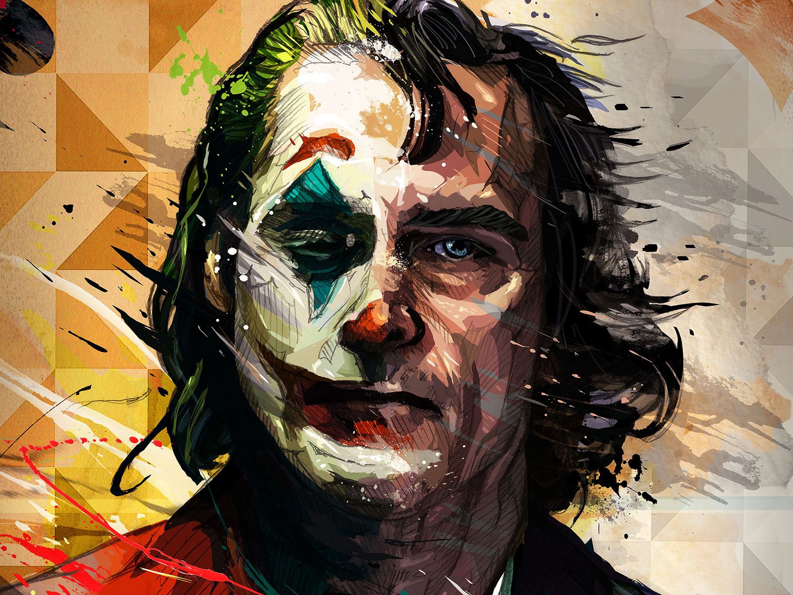 Joaquin Phoenix Joker Artistic Wallpapers