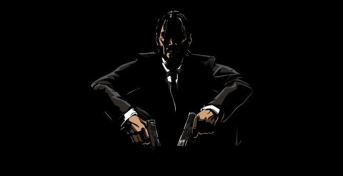 John Wick Art Wallpapers