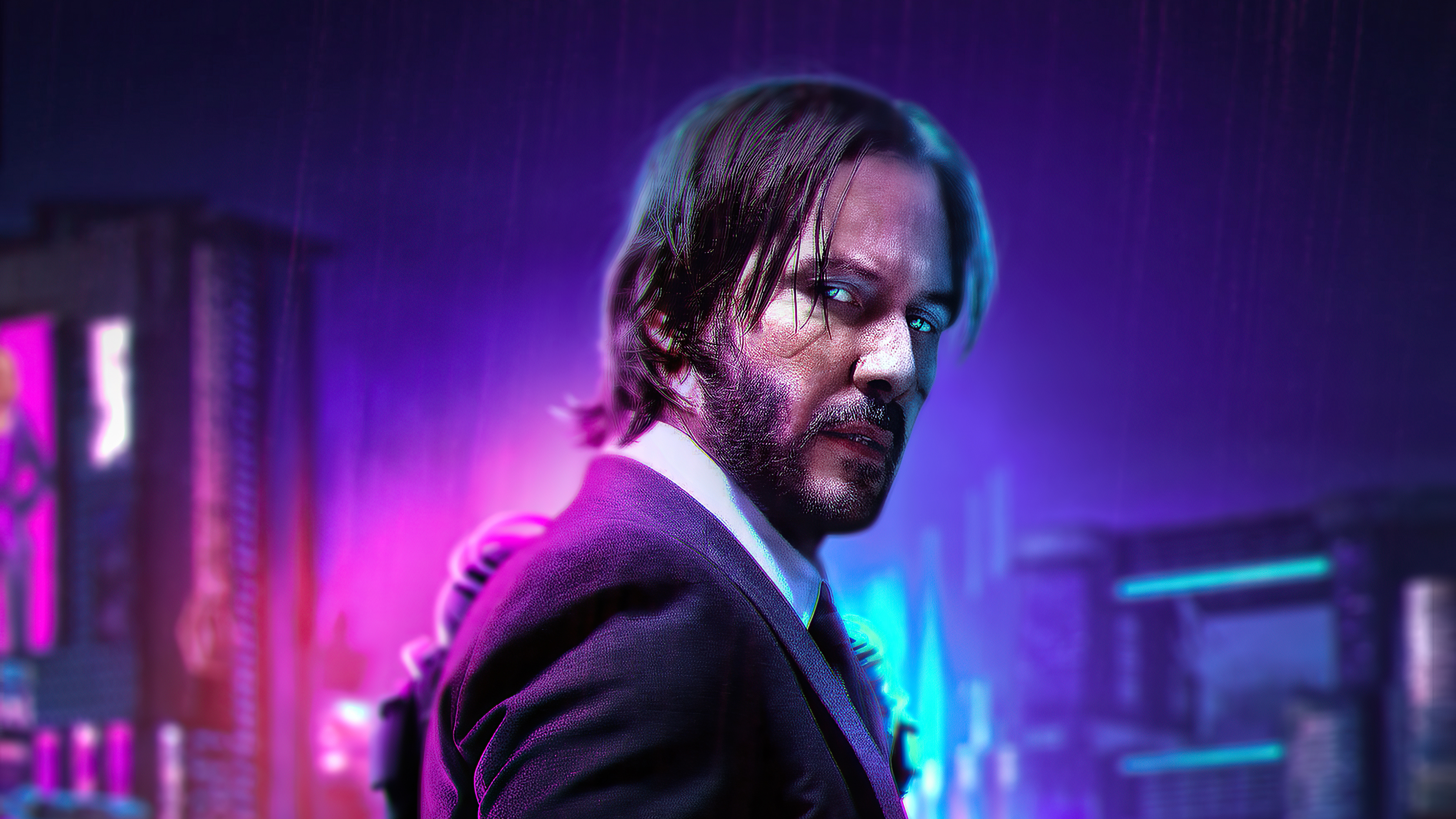 John Wick Cyberpunk Wallpapers