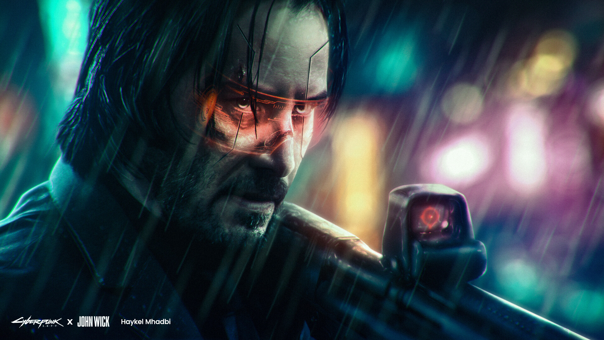 John Wick Cyberpunk Wallpapers